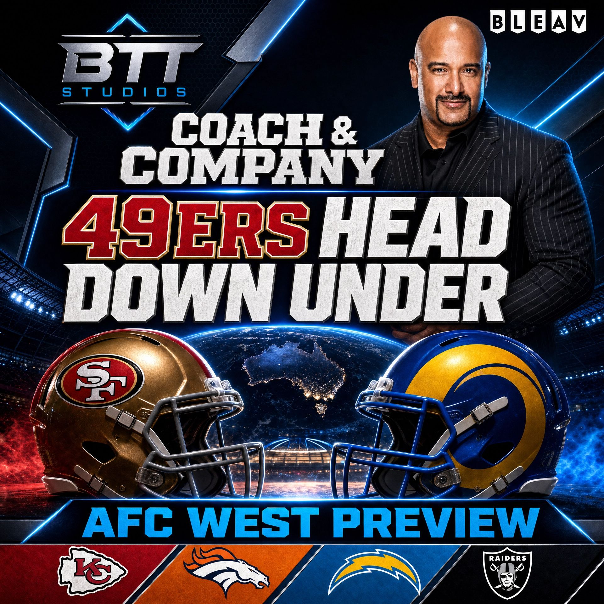 49ers Head Down Under | AFC West Preview — Coach and Company | Wednesday September 2