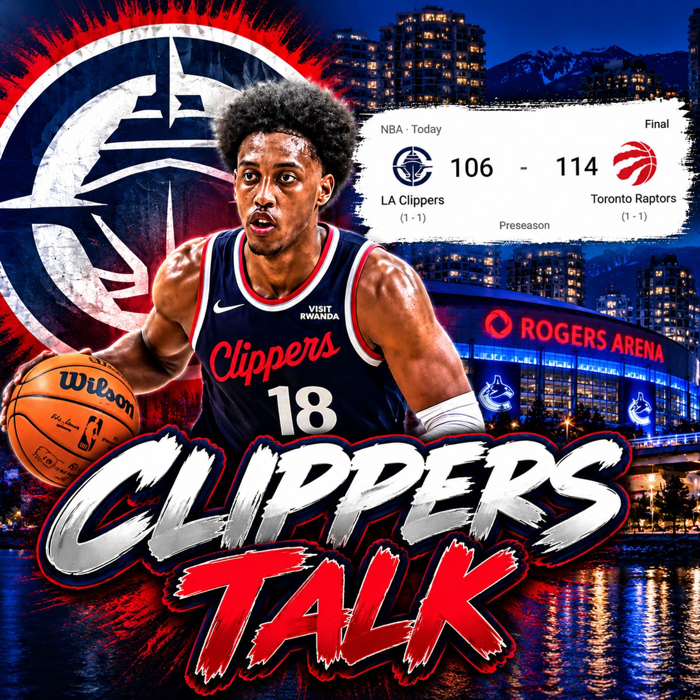 Baba Miller Shines But Clippers Lose to Raptors in Preseason Game 2