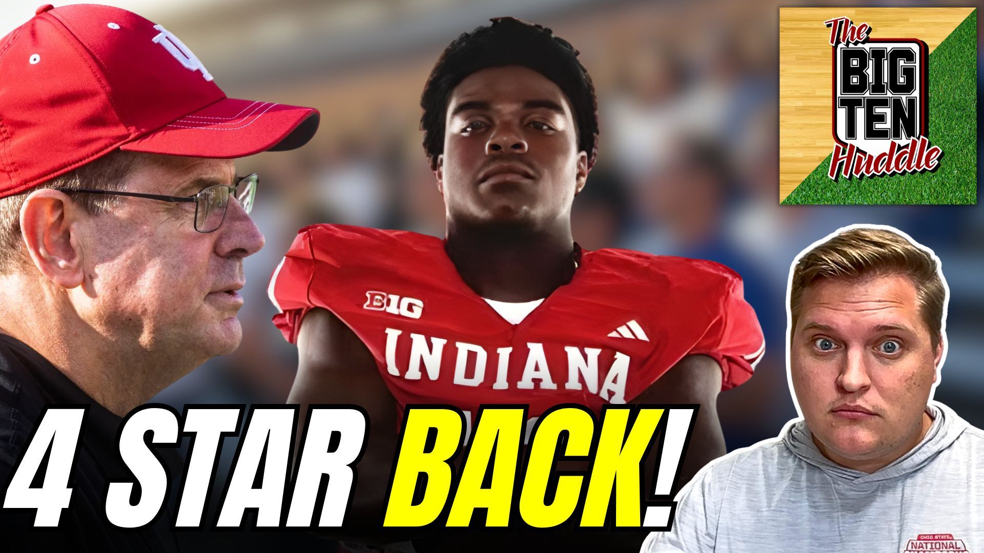 Kevontay Hugan BACK on Indiana Roster + Bog Ten Football News + Zoom Diallo in the Portal