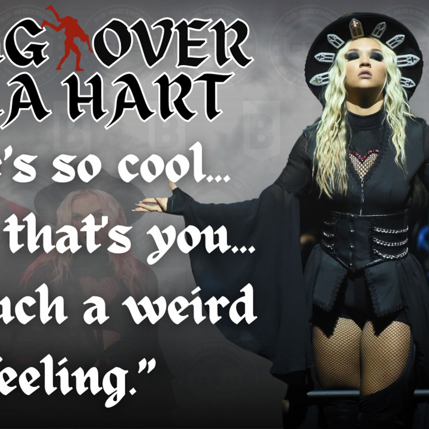 Julia Hart's AEW character is so cool, she has an out of body experience watching herself back.