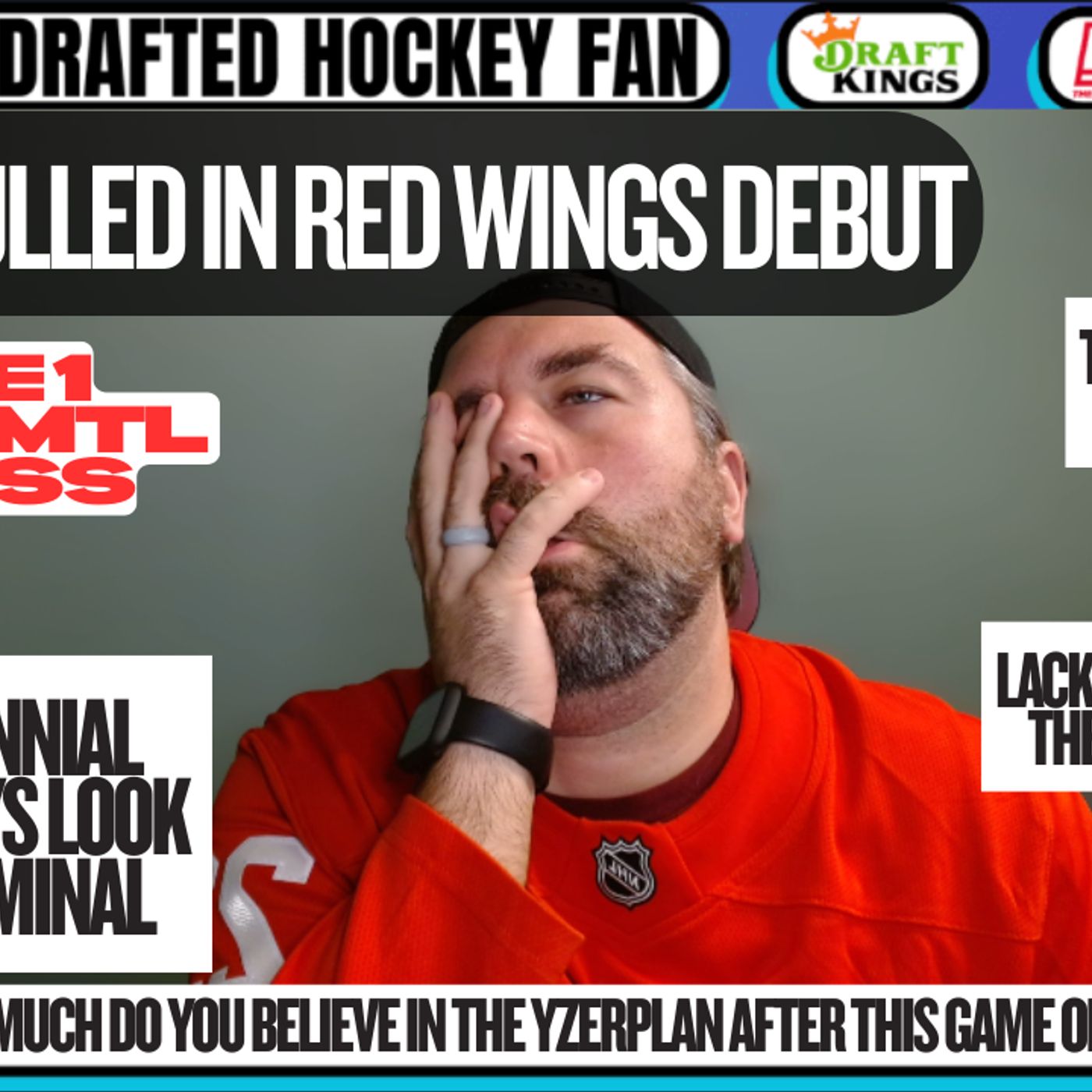 Woof..... John Gibson pulled in Detroit Red Wings debut - Red Wings Game 1 Review;