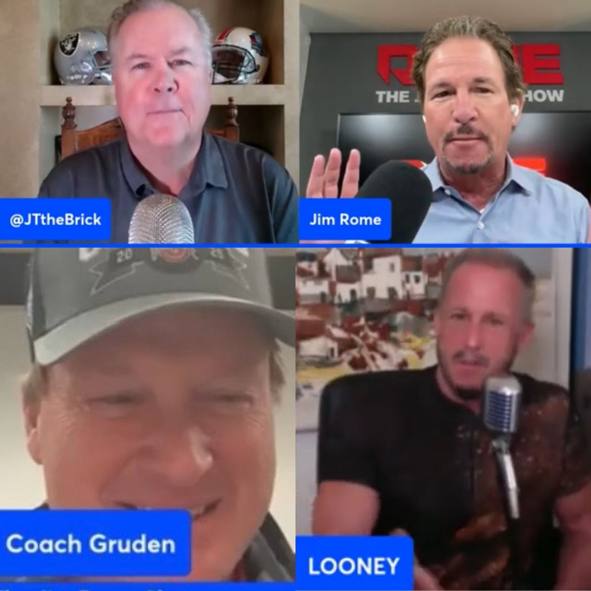 JT, Looney, Coach Gruden, Jim Rome & Others Celebrate a JT Milestone!
