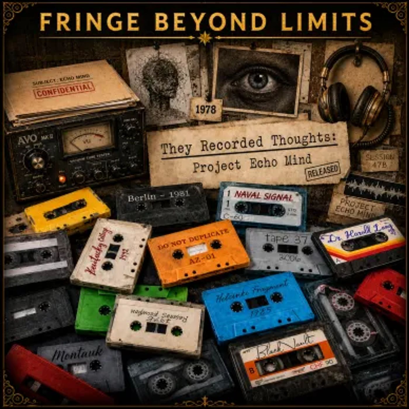 They Recorded Thoughts: Project Echo Mind — Fringe Beyond Limits cover