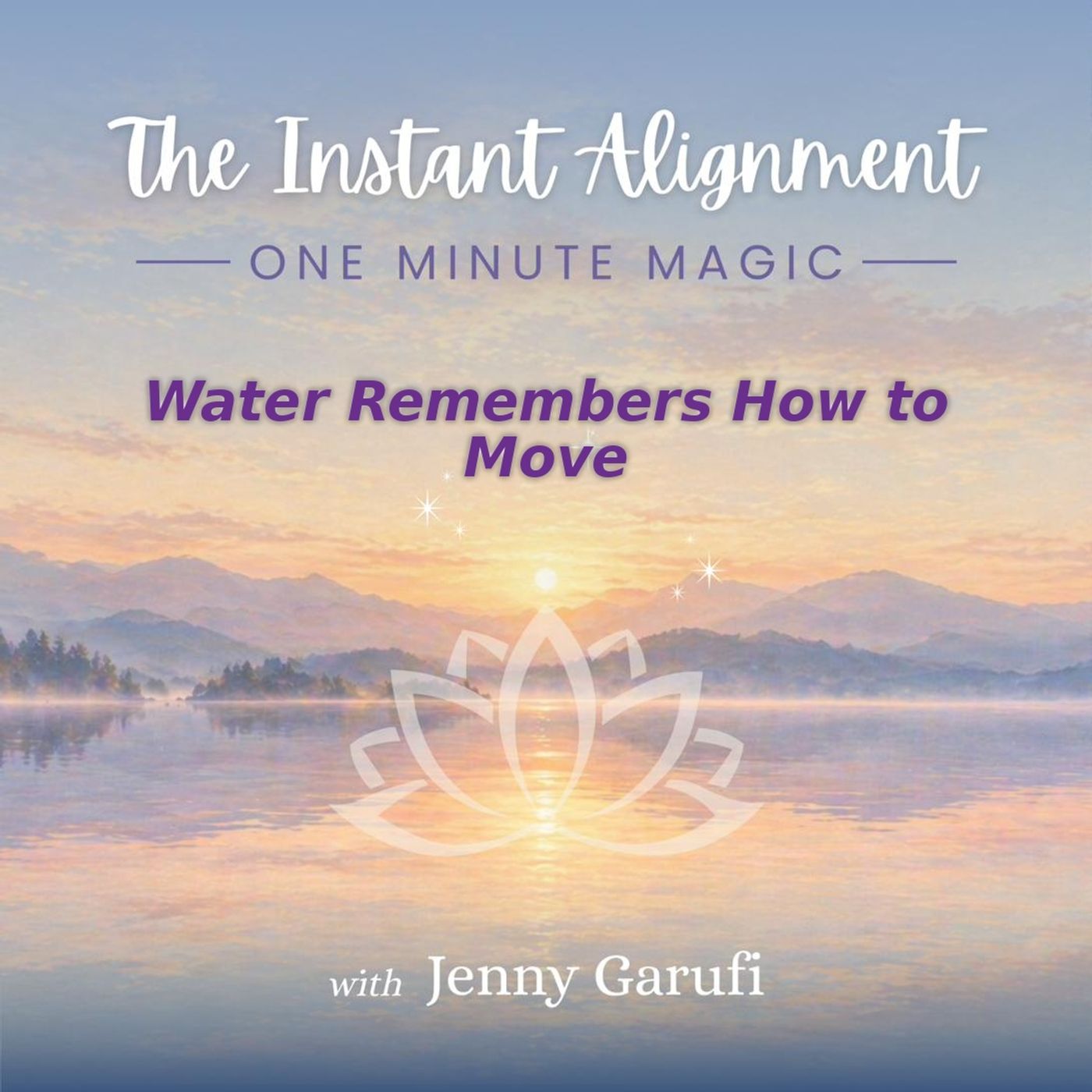 1-Minute Meditation — Stay Yourself: Water Metaphor for Resilience