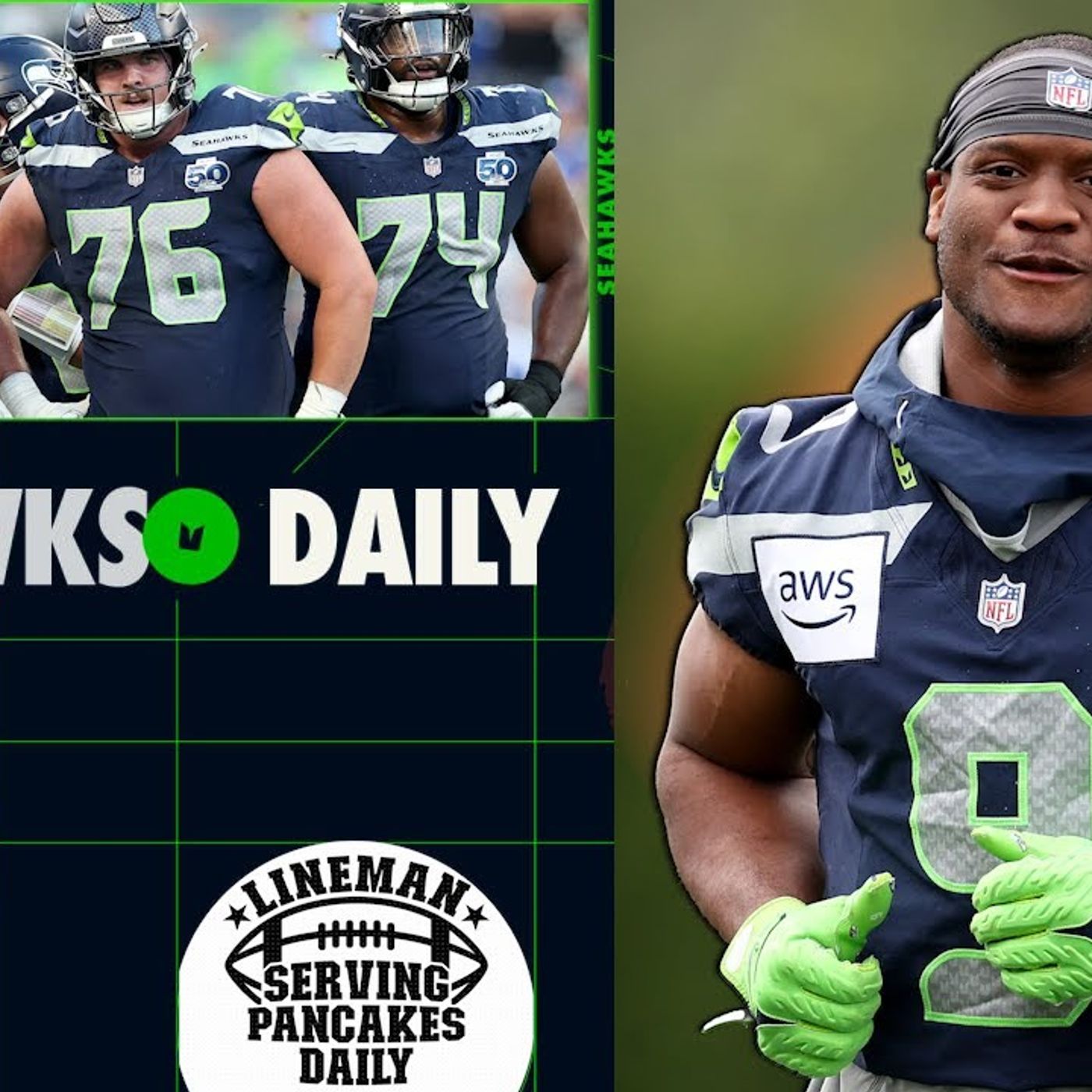 Starting Seahawks OL Set, & Walker's Supreme Elusiveness, Parsons Trade Reverberations