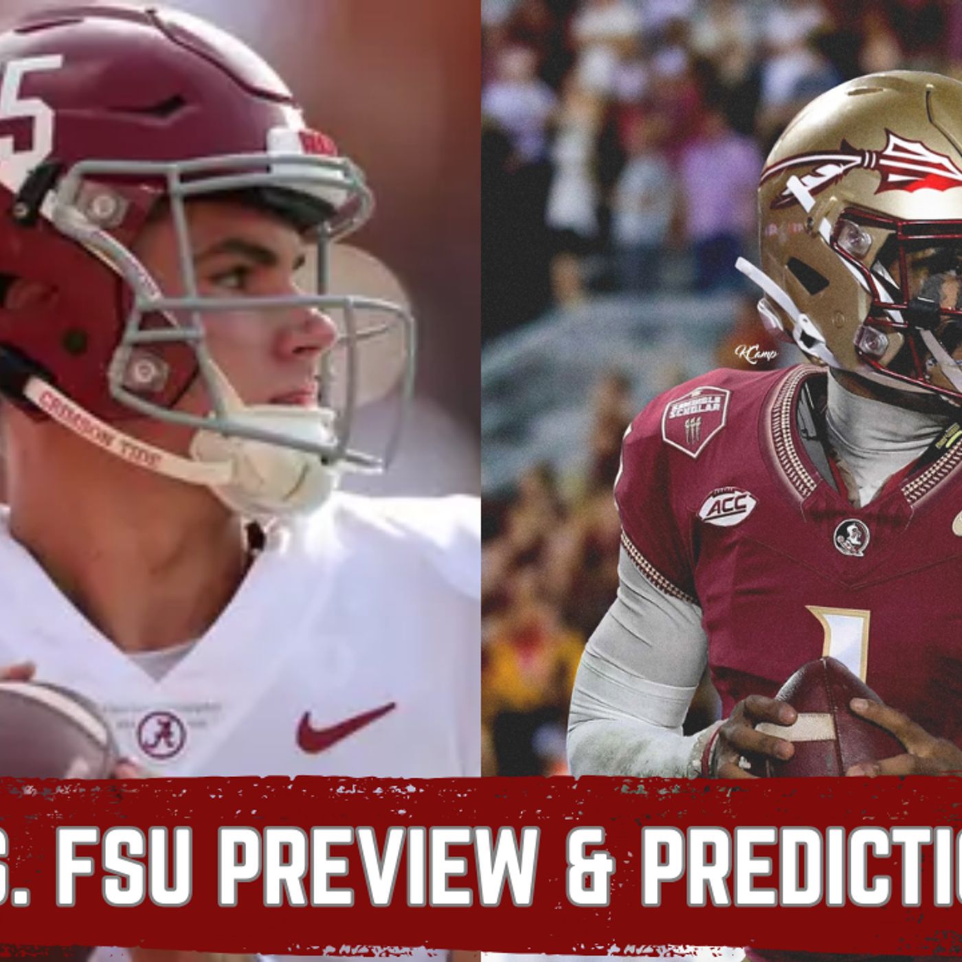 Alabama vs Florida State PREVIEW | Injuries, Weather, Bold Predictions & Score Picks