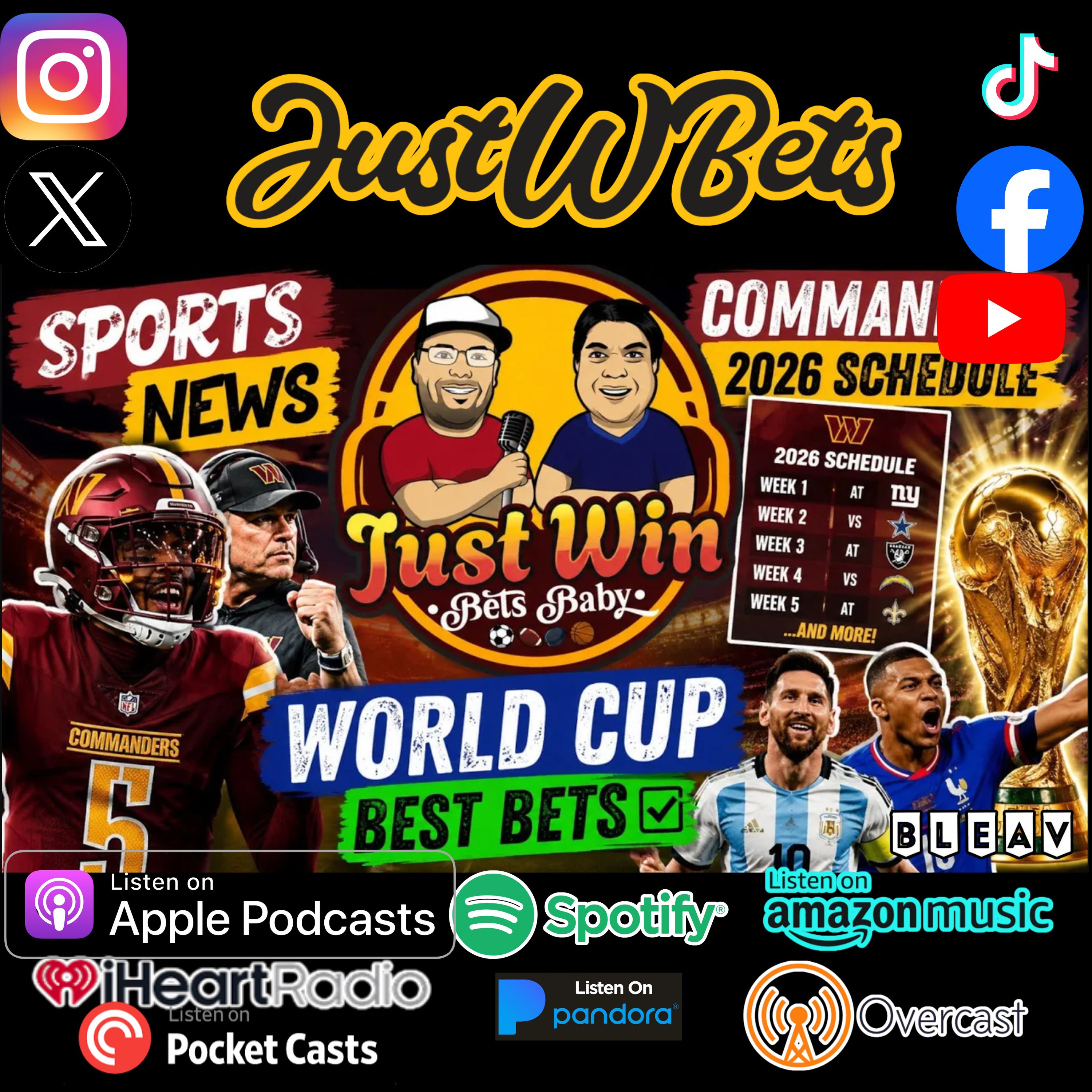 Just Win Bets Baby Show for (6.29.26) episode artwork