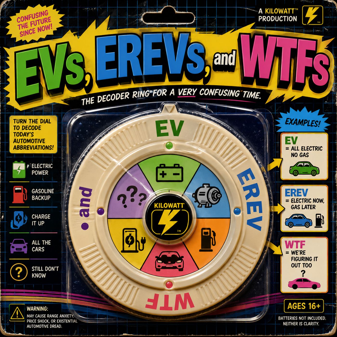 EVs, EREVs, and WTFs episode artwork