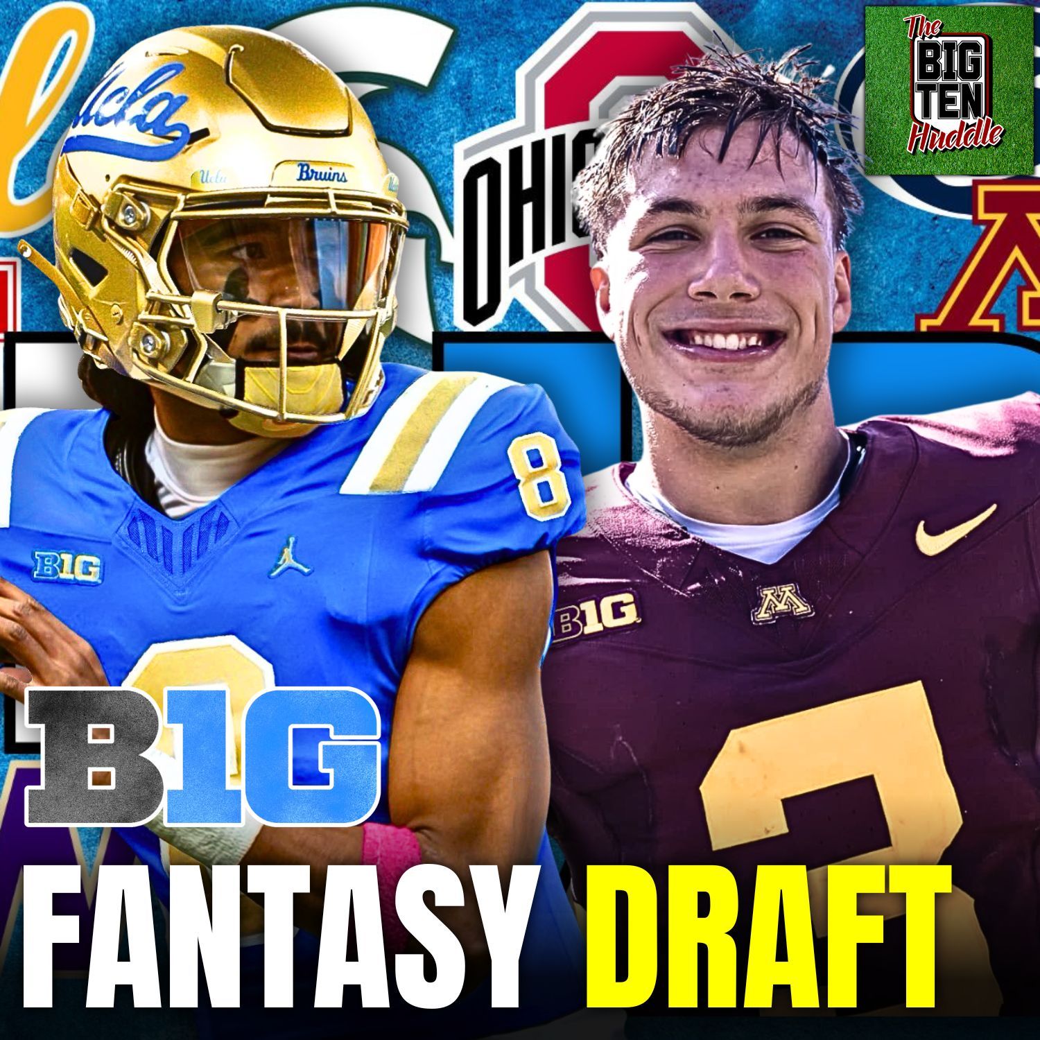 WILD: Ultimate Big Ten Fantasy Draft Where We Pick One Player Per Team