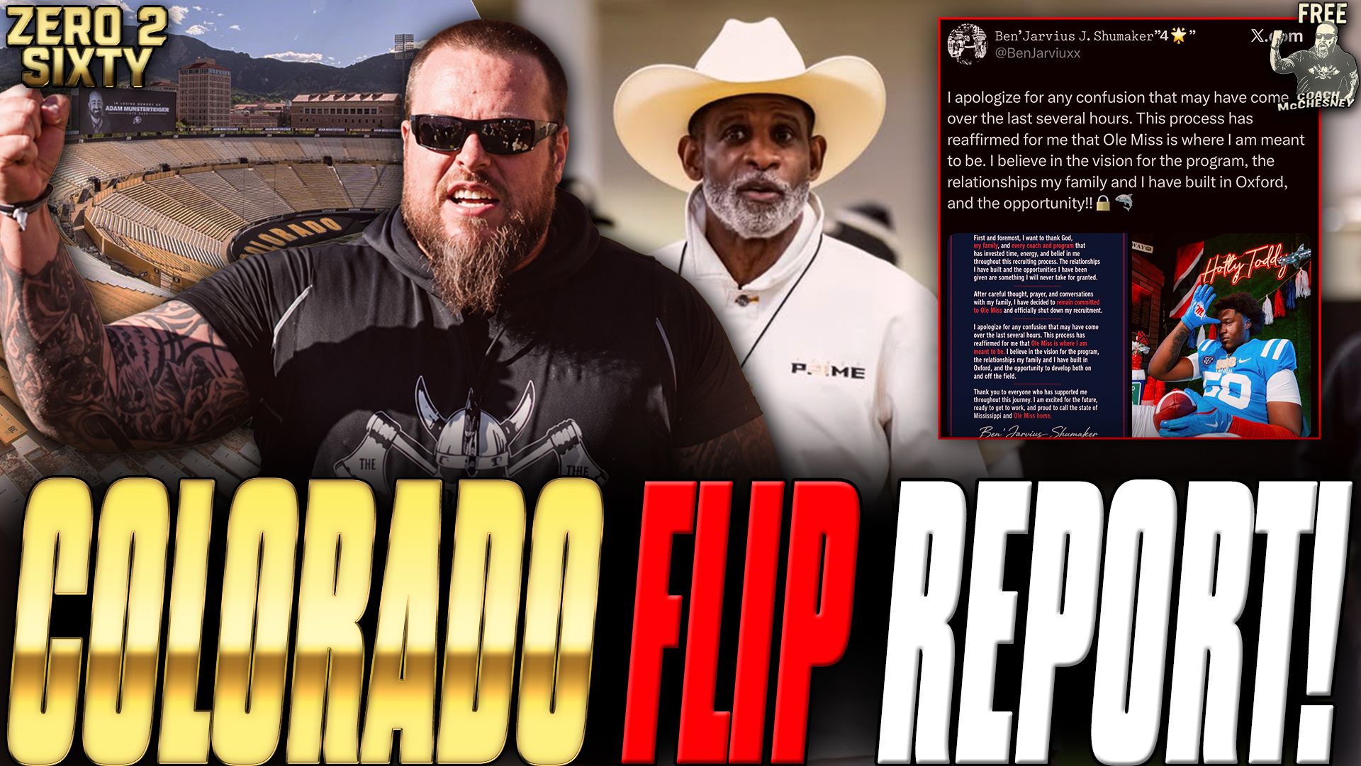 It's FLIP SEASON For Coach Prime & Colorado In Recruiting! | Zero 2 Sixty episode artwork