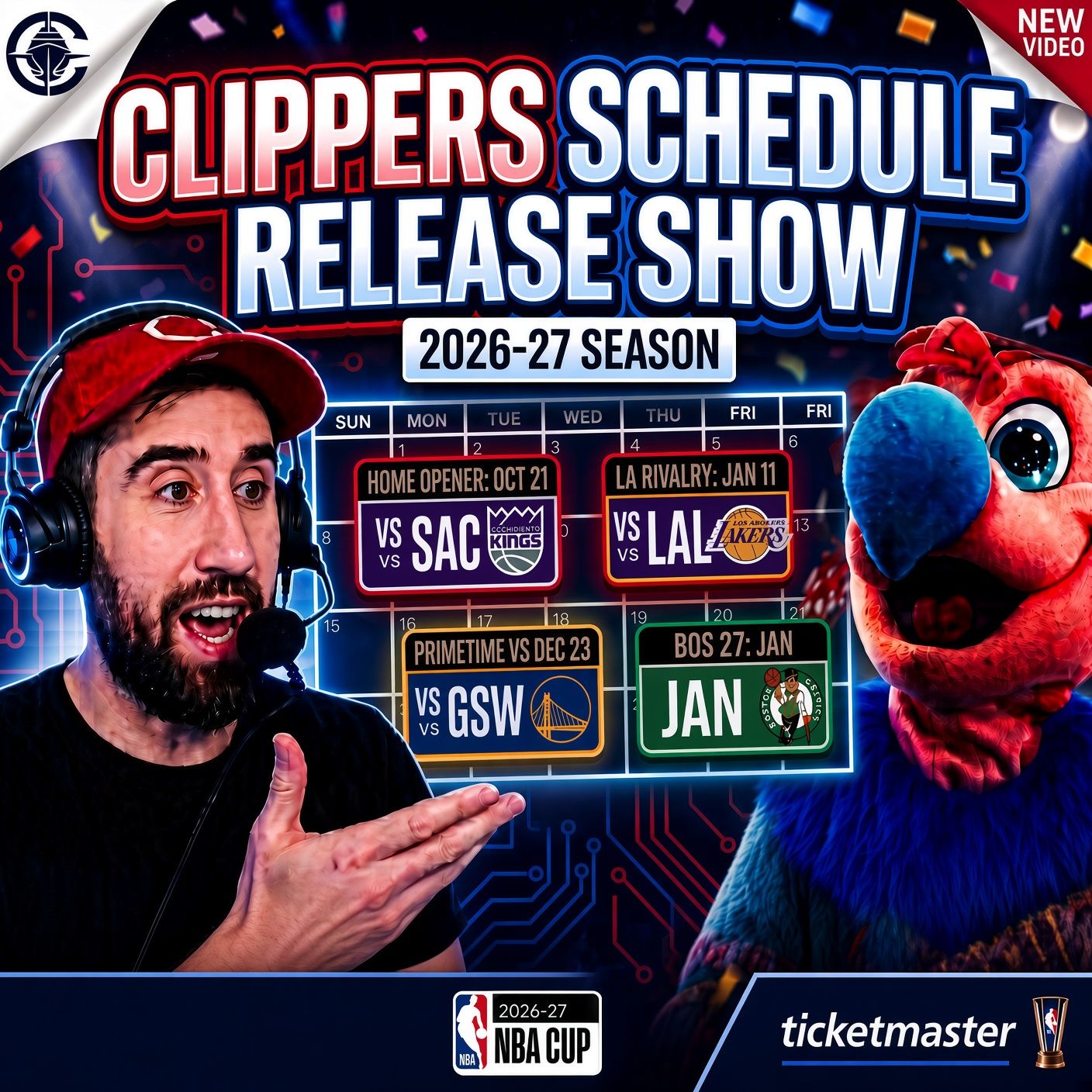 Clippers Schedule Release Show! episode artwork