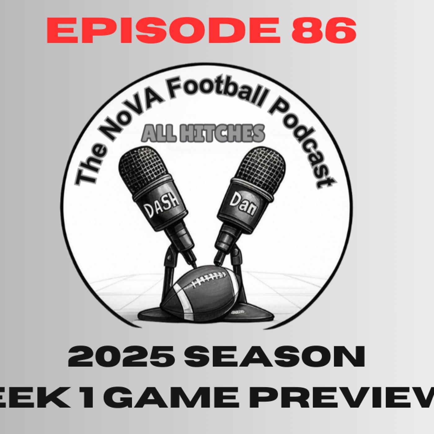 Week 1 of 2025 Regular Season - Game Previews [EP86] - All Hitches: The Nova Football Podcast