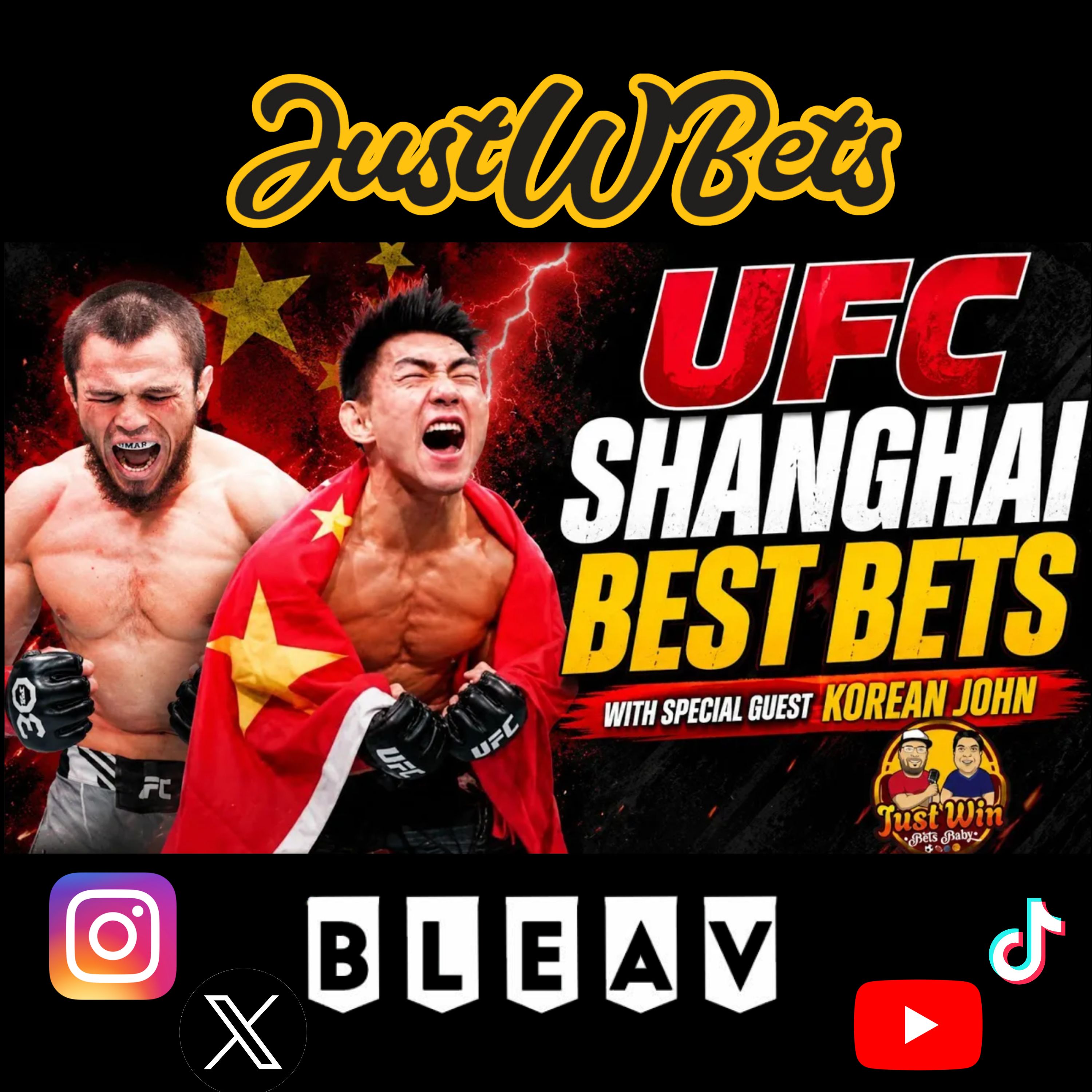 UFC Shanghai BEST BETS  Nurmagomedov vs. Song Predictions w/ Korean John episode artwork