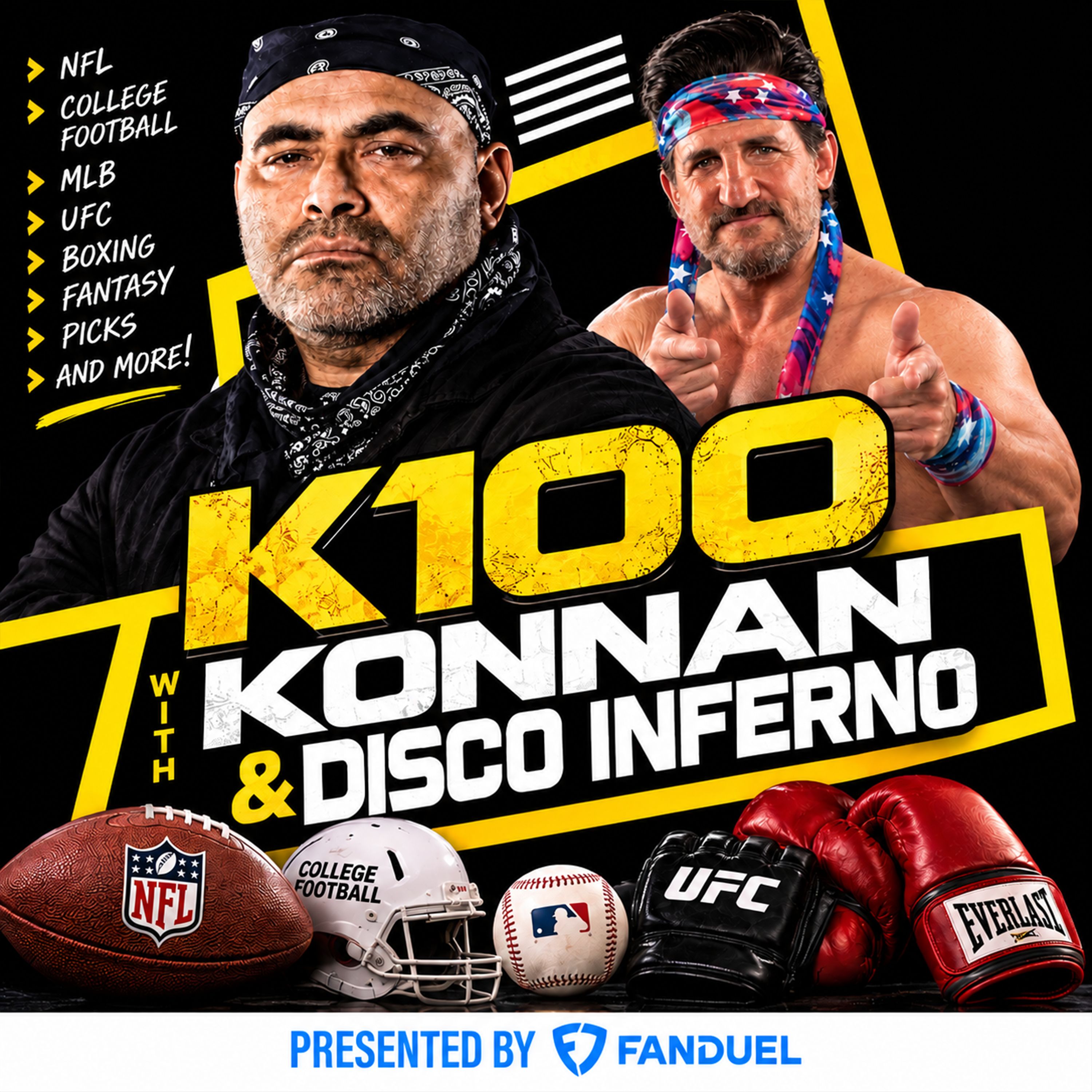 K100 Sports 150, NFL is Back! MLB, UFC Locks, and More! episode artwork