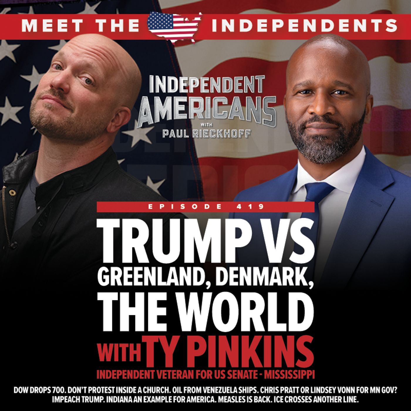 Trump vs Greenland, Denmark, The World w/Ty Pinkins.