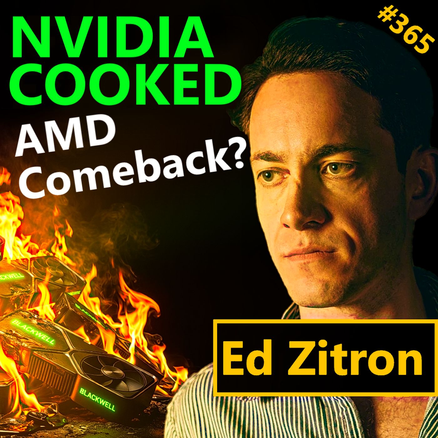 363. Nvidia AI Bubble Cooked by 2027, AMD Morale Leak, RDNA 5 Comeback | Ed Zitron — Broken Silicon cover