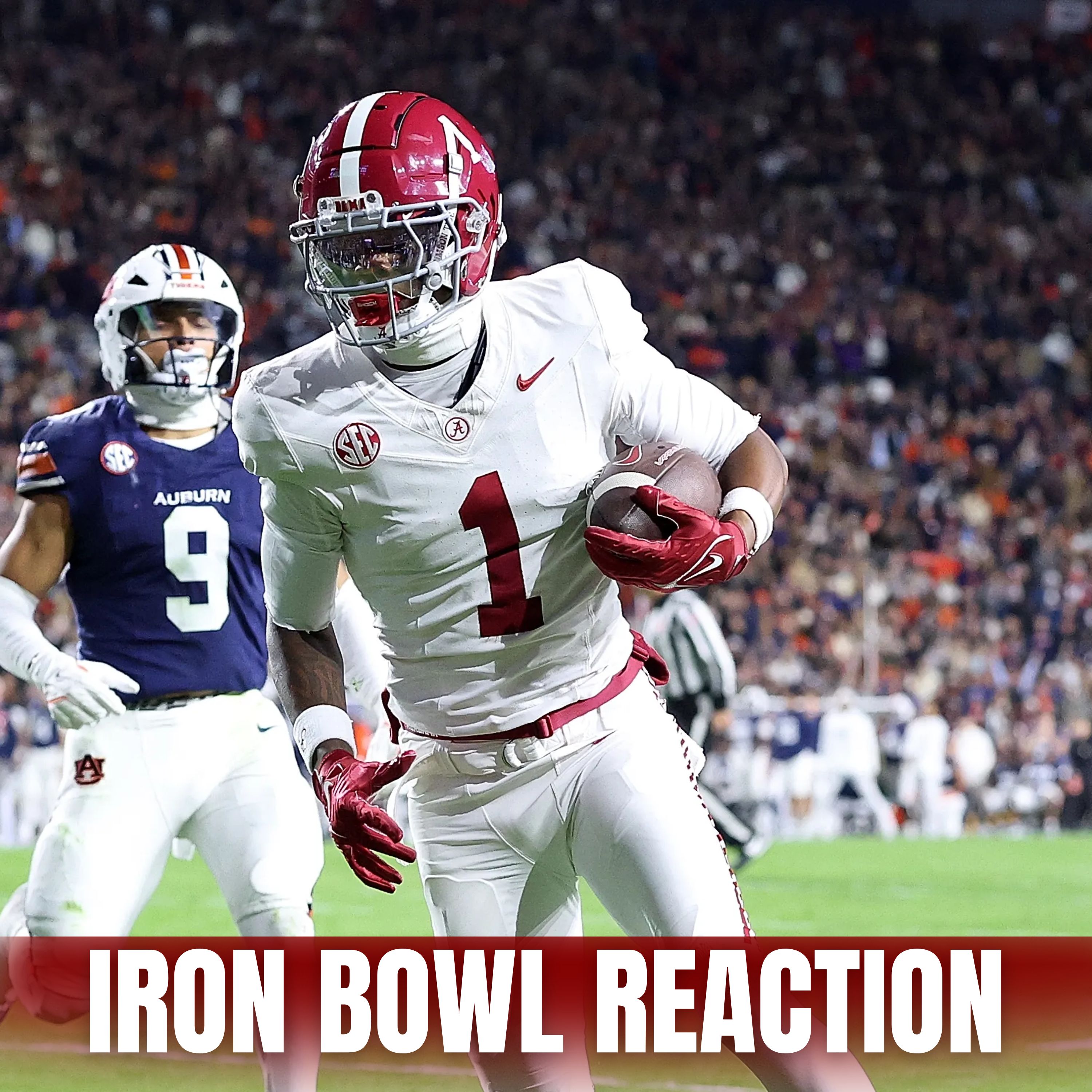 IRON BOWL REACTION: Alabama SURVIVES vs Auburn 27-20 in a THRILLER | Alabama Football episode artwork