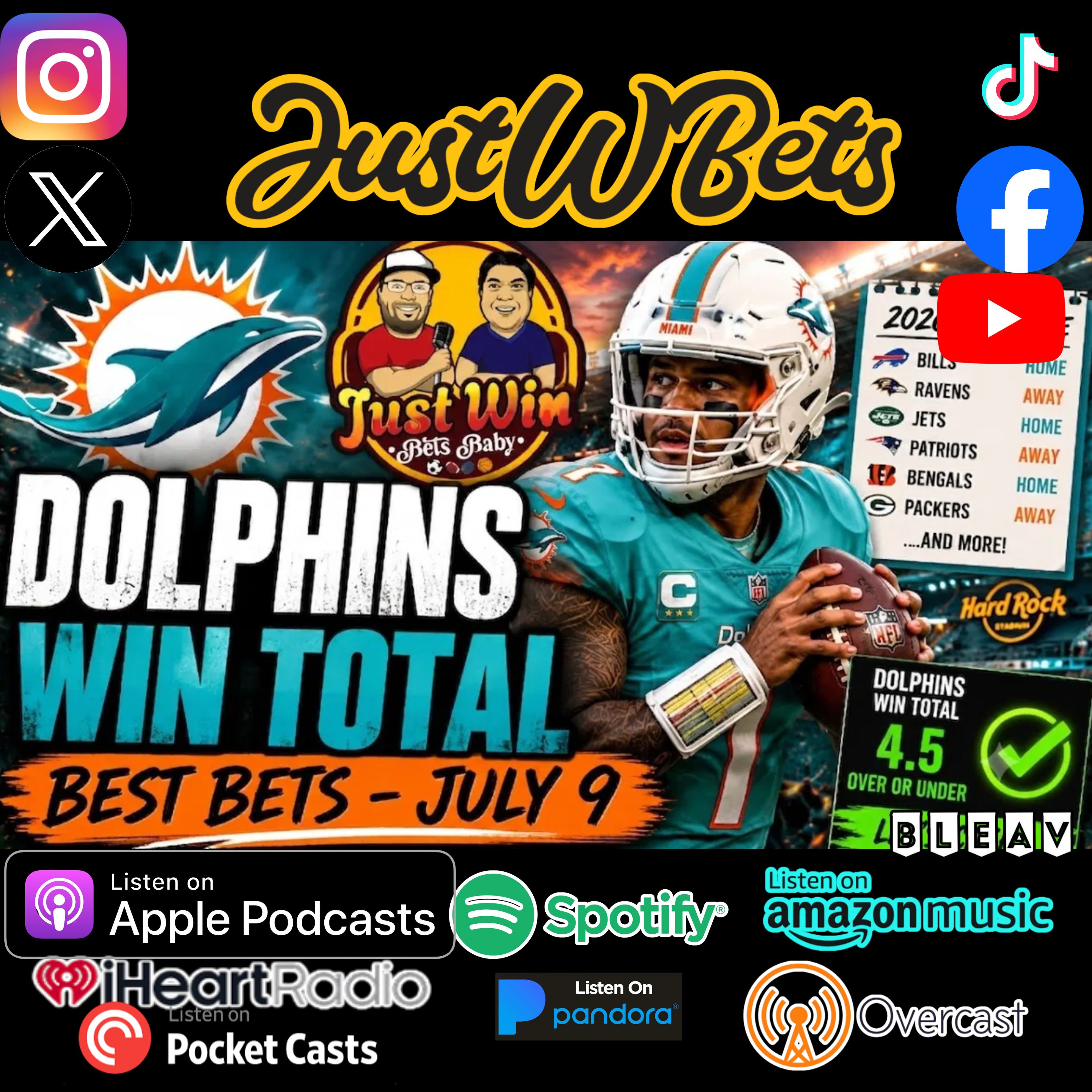 Just Win Bets Baby Show for (7.8.26) episode artwork
