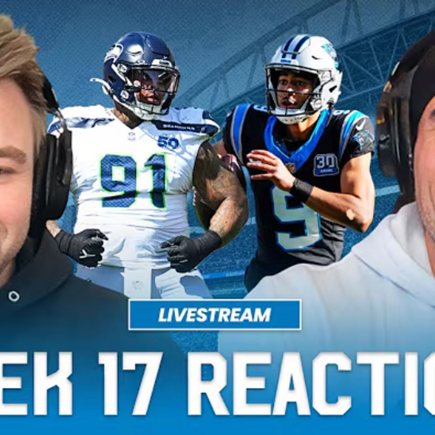 Seahawks vs Panthers Post Game Reactions with Lofa Tatupu and Brett Davern | Week 17