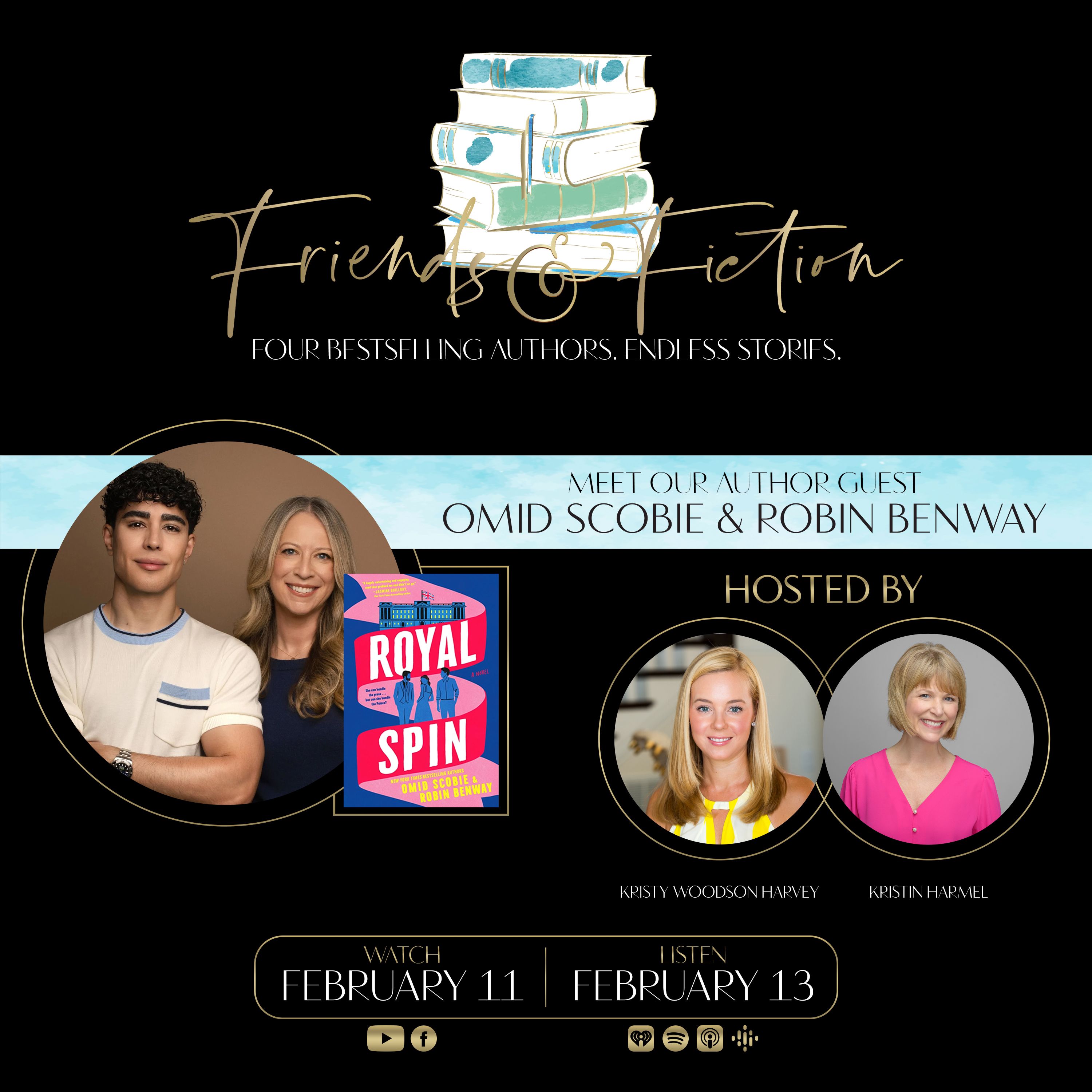 Friends & Fiction with Omid Scobie & Robin Benway