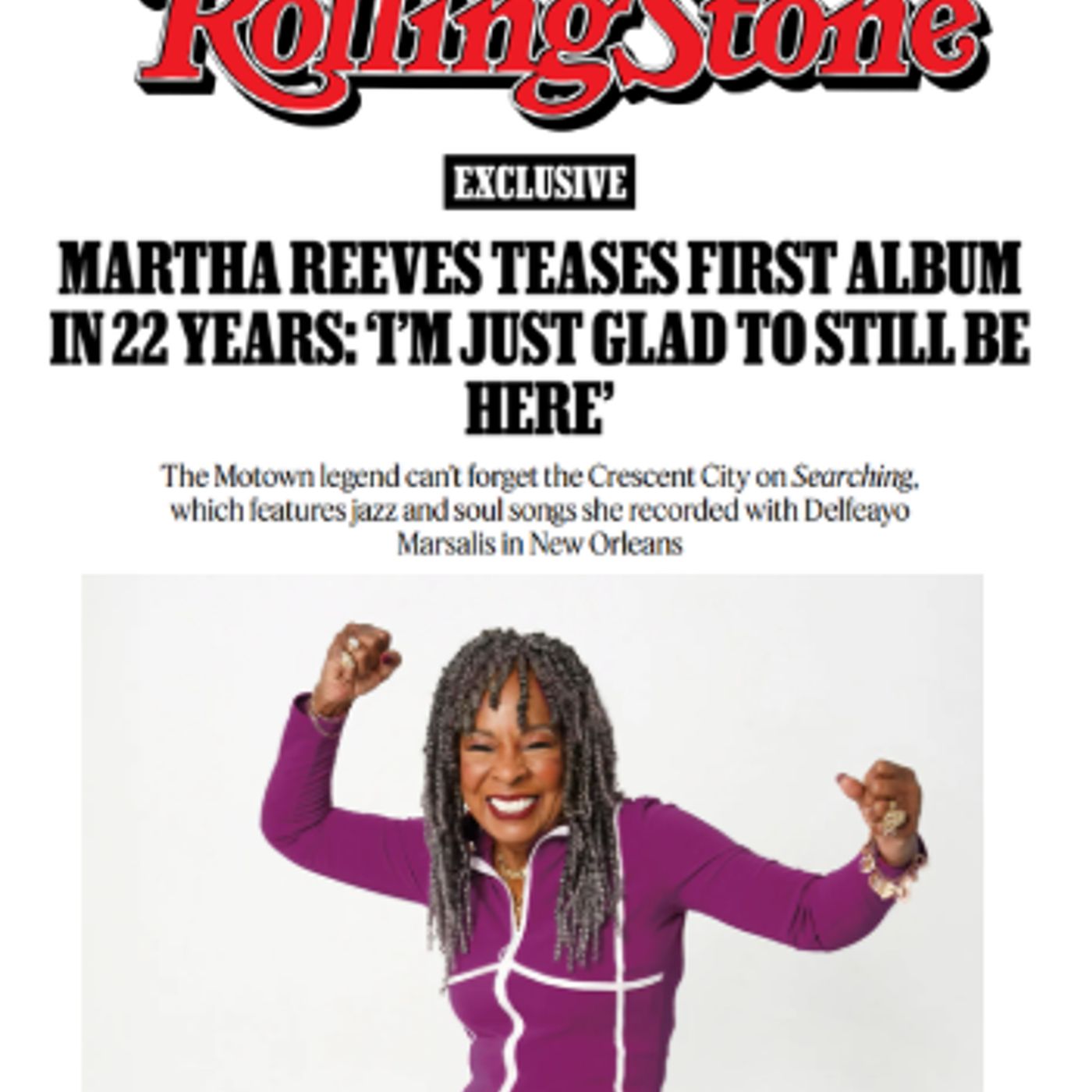 A Legendary Comeback: Martha Reeves on Rediscovering Her Voice in SEARCHING episode artwork