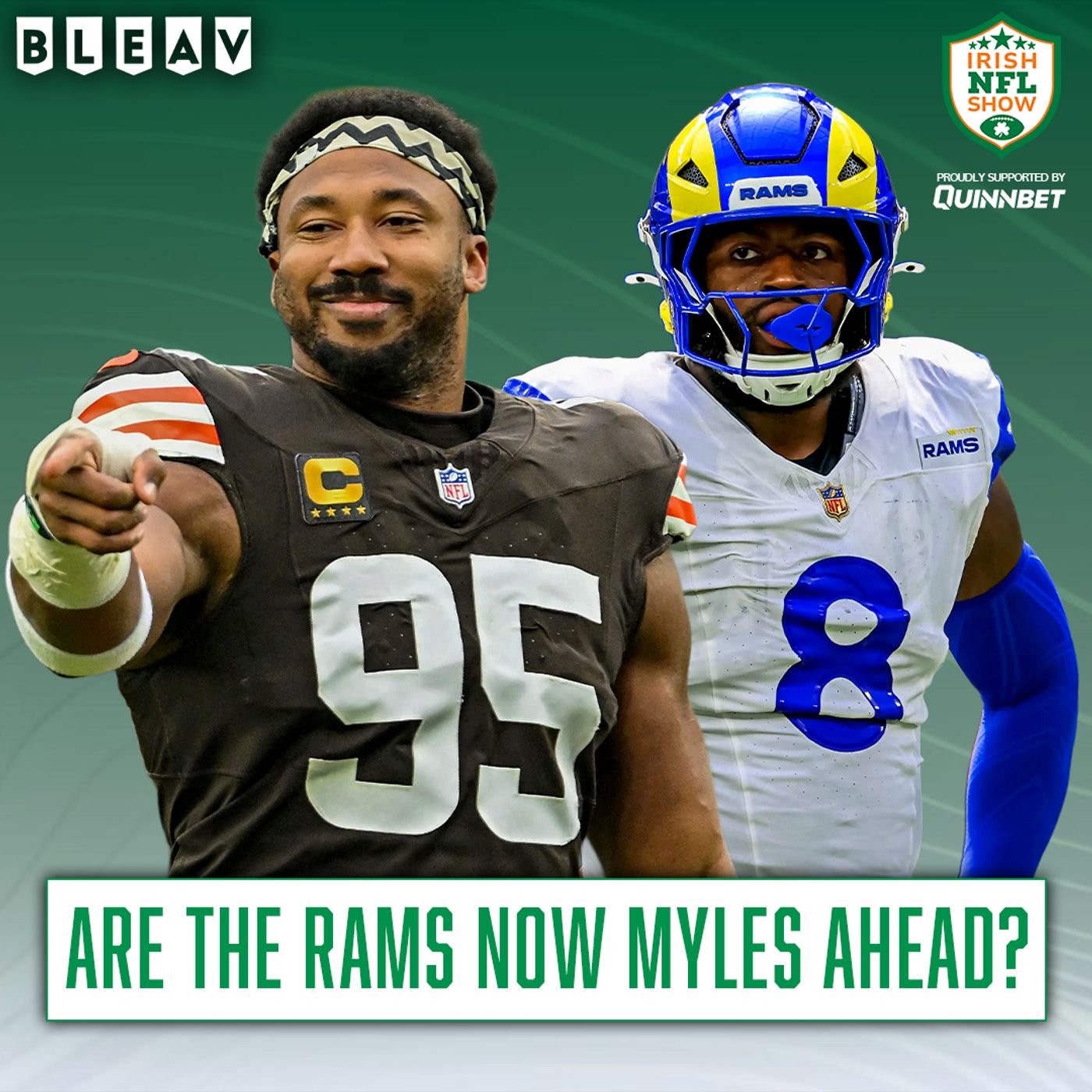 Myles Garrett traded to the Rams as Browns get Jared Verse + three picks | Reaction episode artwork