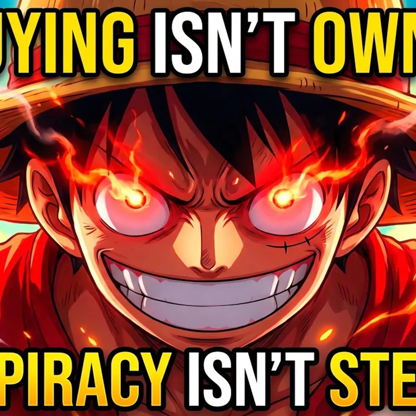 "If Buying Isn't OWNING, Piracy Isn't STEALING." — Clownfish TV Podcasts cover