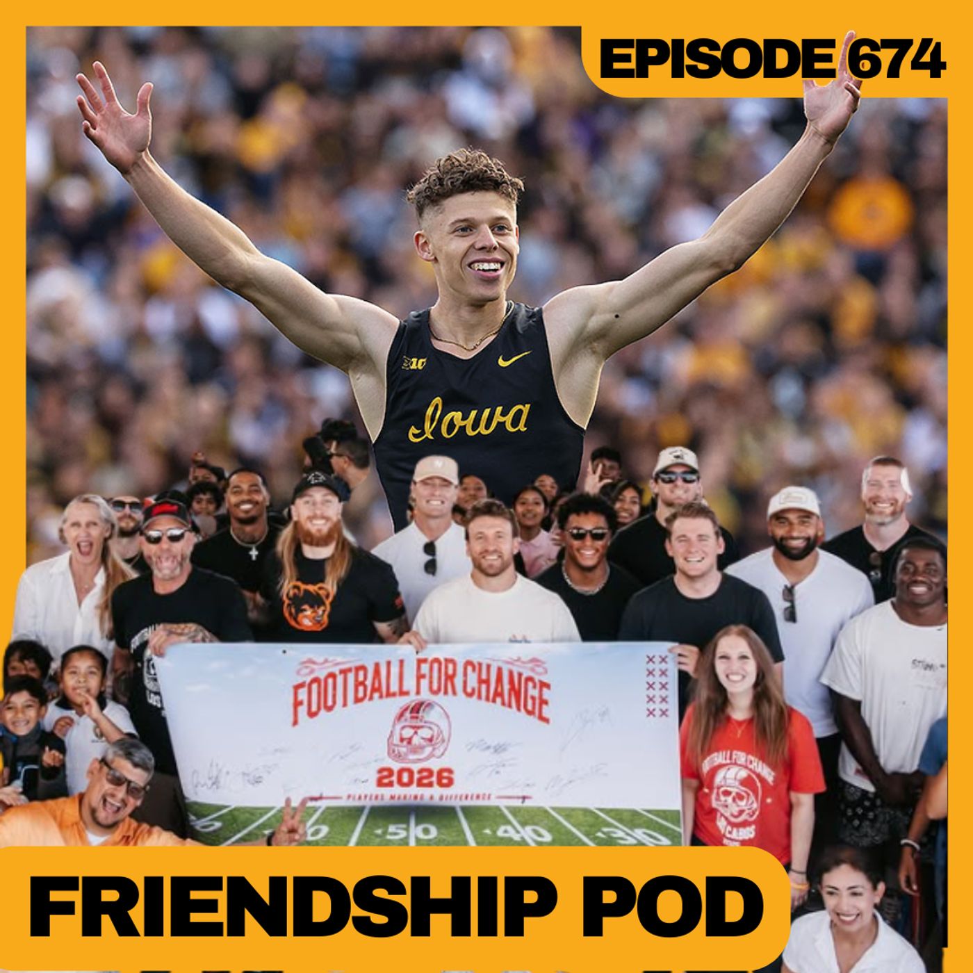 Iowa Hoops Talk, Cabo Charity Work, and Why Track Speed Isn’t Football Speed | WUW 674
