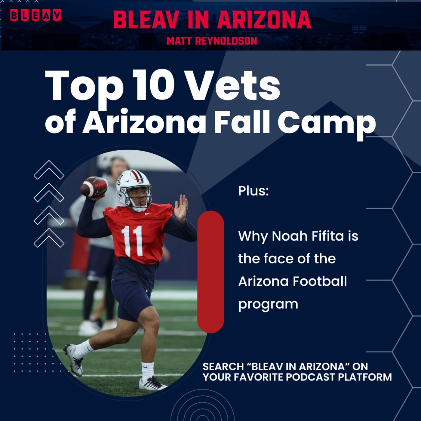 Top 10 vets of Fall Camp; Noah Fifita is the face of the program episode artwork