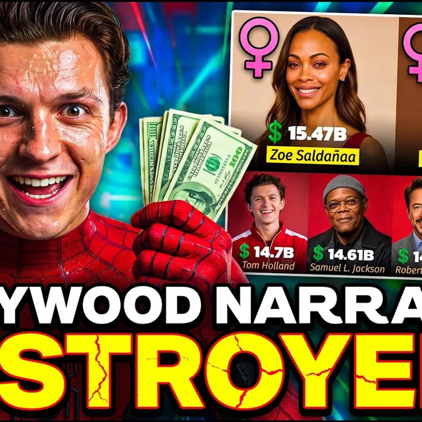 Tom Holland THIRD Biggest Hollywood Star?! Narrative DESTROYED by This List!