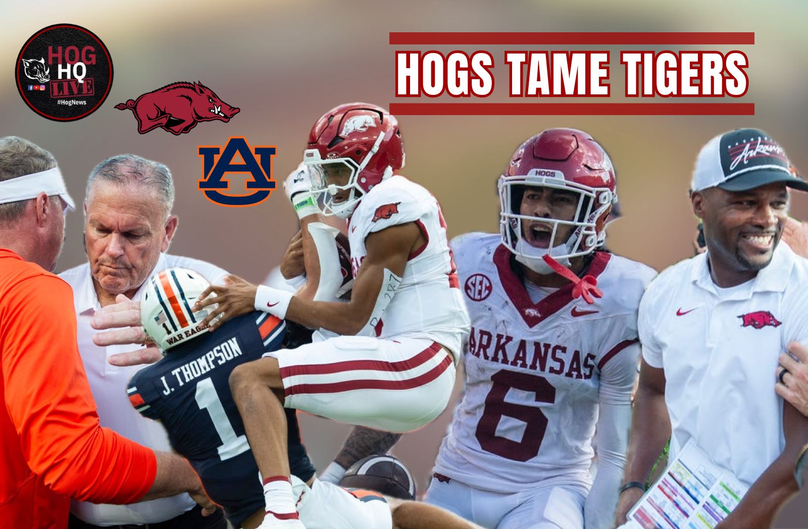Hog HQ Live Ep #42: Hogs Tame Tigers in Jordan-Hare episode artwork