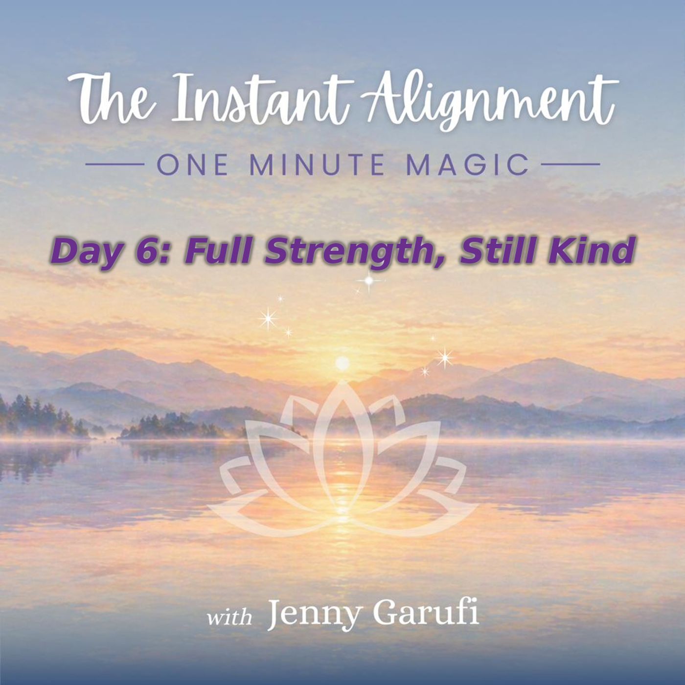 Boundaries — Full Strength, Still Kind | 1‑Minute Meditation (Undiluted You Day 6)