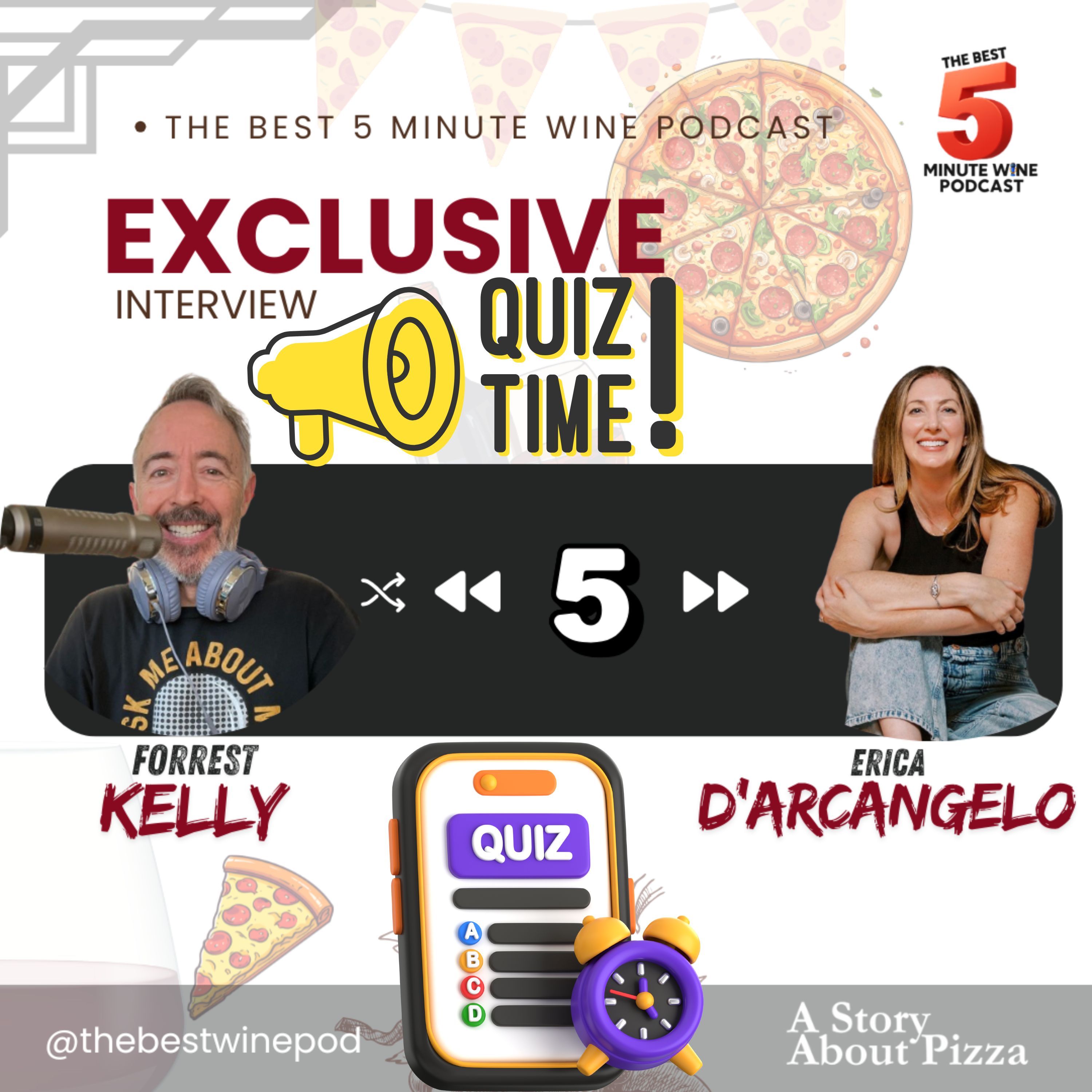 A Story About Pizza - Pizza & Wine Trivia: Test Your Knowledge w/ Rusty Cellars