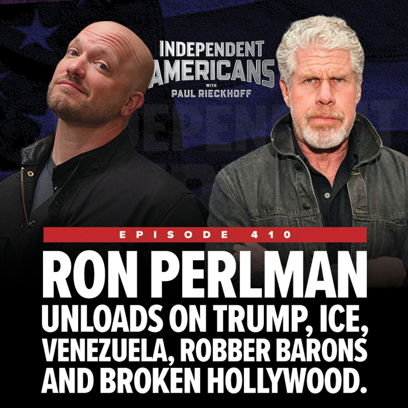 Ron Perlman Unloads On Trump, Venezuela, Robber Barons, ICE and Broken Hollywood.