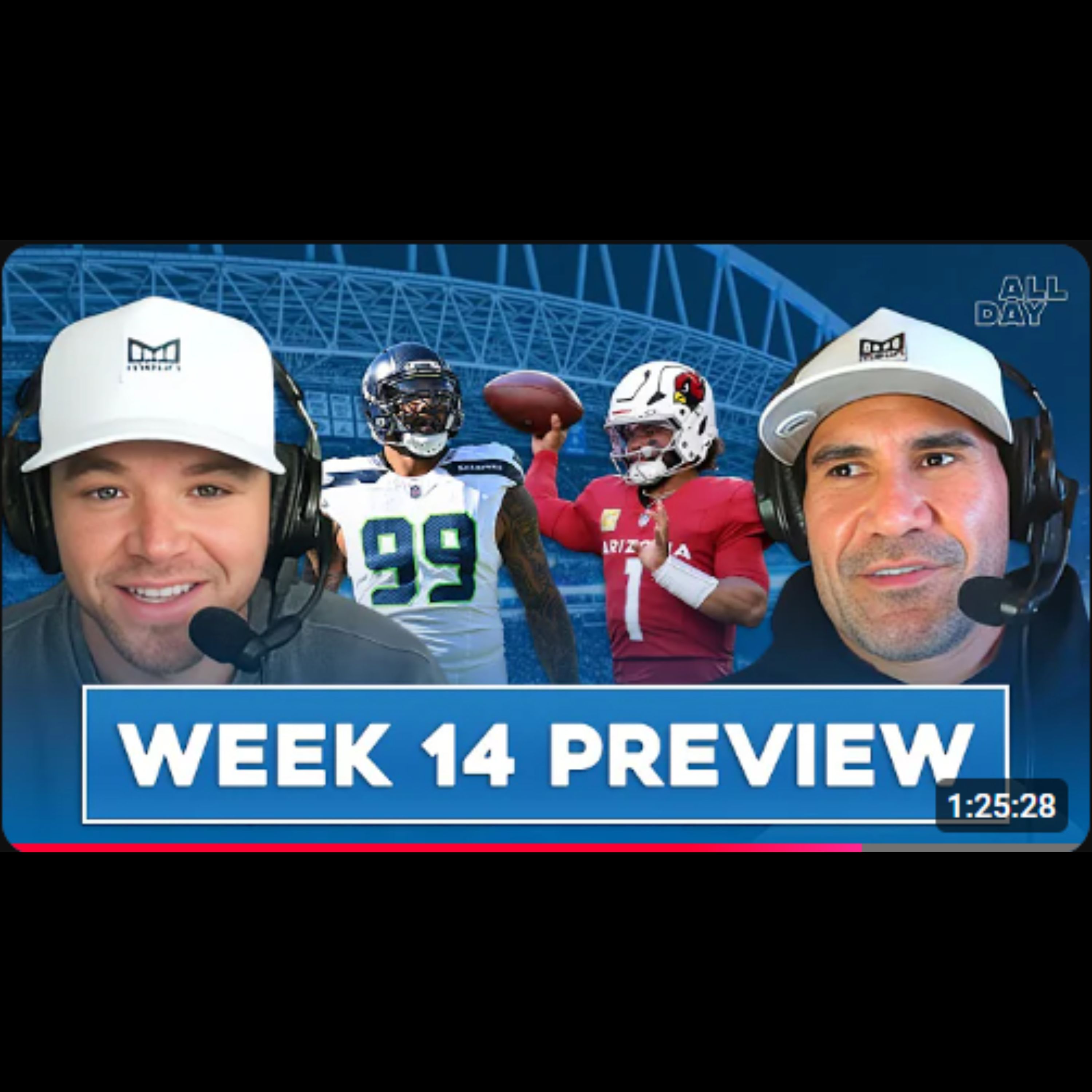 Seahawks and Cardinals Clash for Division Supremacy. Part 1