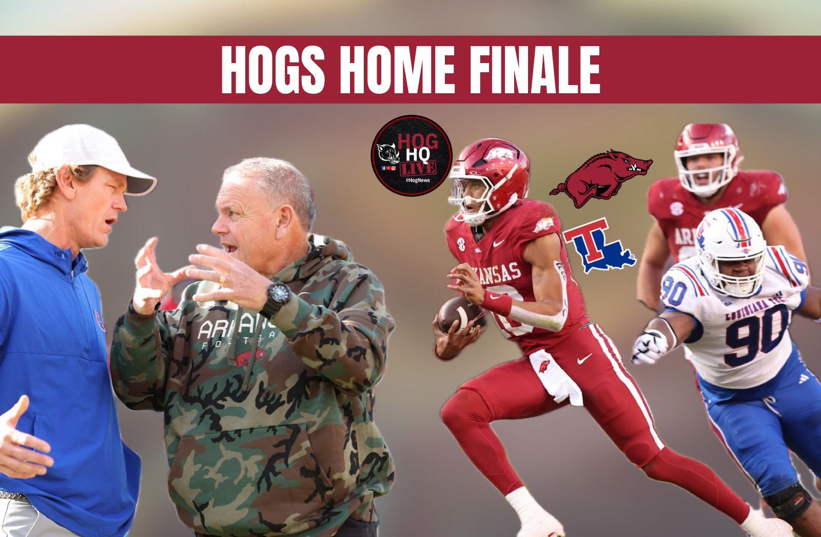 Hog HQ Live Ep #51: Razorbacks Become Bowl Eligible in Home Finale + Hoop Hogs Non-Conference episode artwork