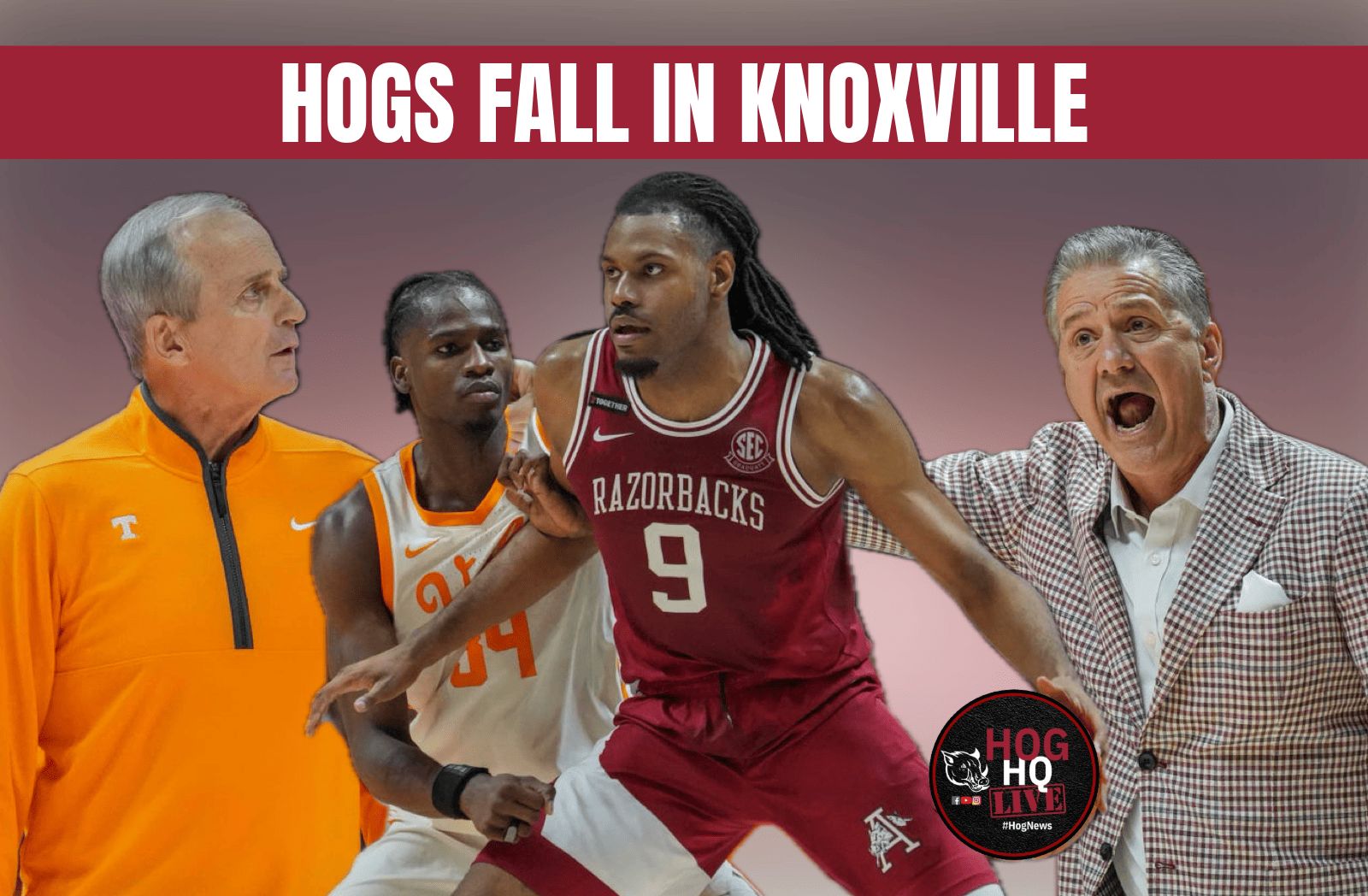 Hog HQ Live Ep #56: Hogs Fall in Knoxville, Transfer Portal, #HogNews, & More episode artwork