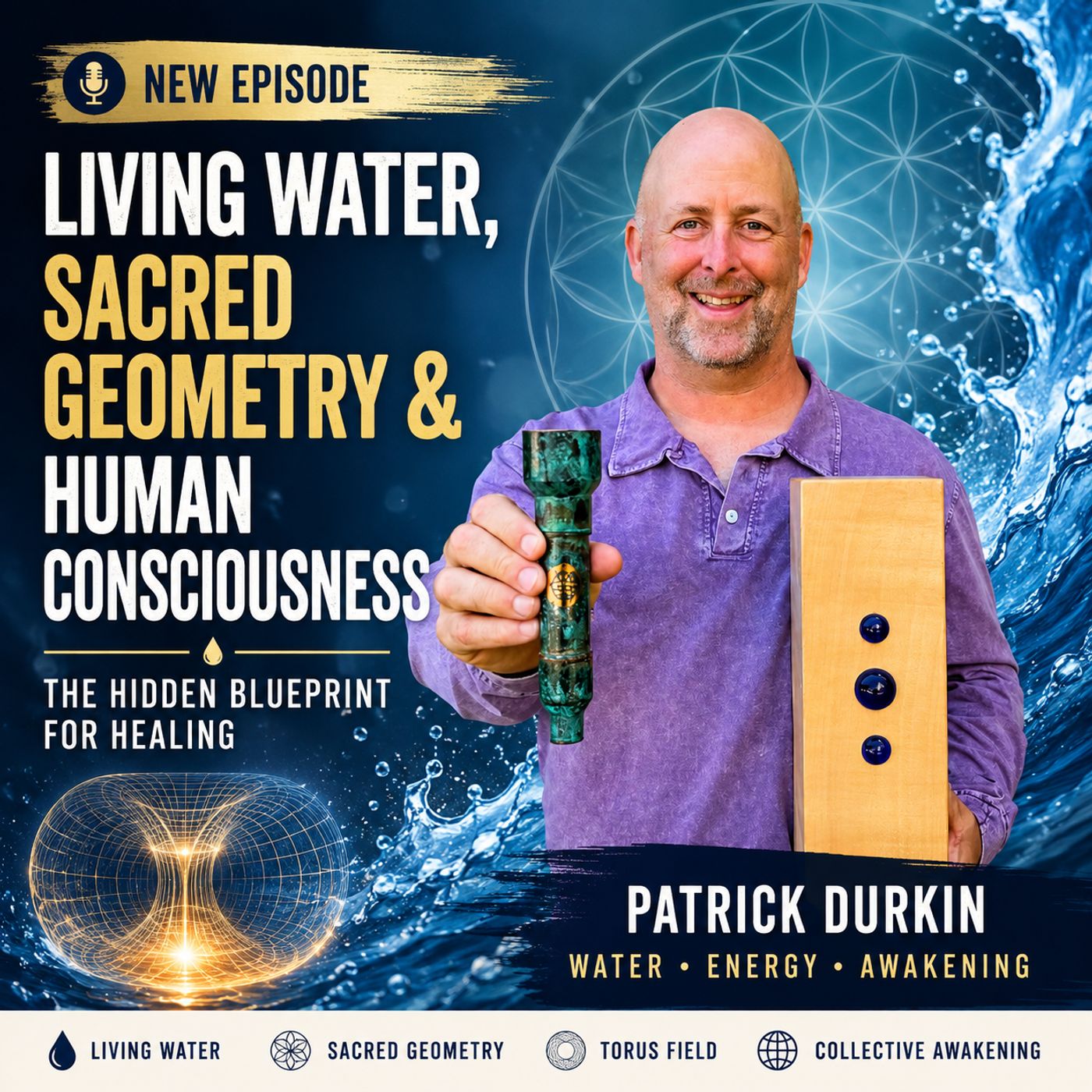 Can Water Change Consciousness? Structured Water, Sacred Geometry and Healing with Patrick Durkin