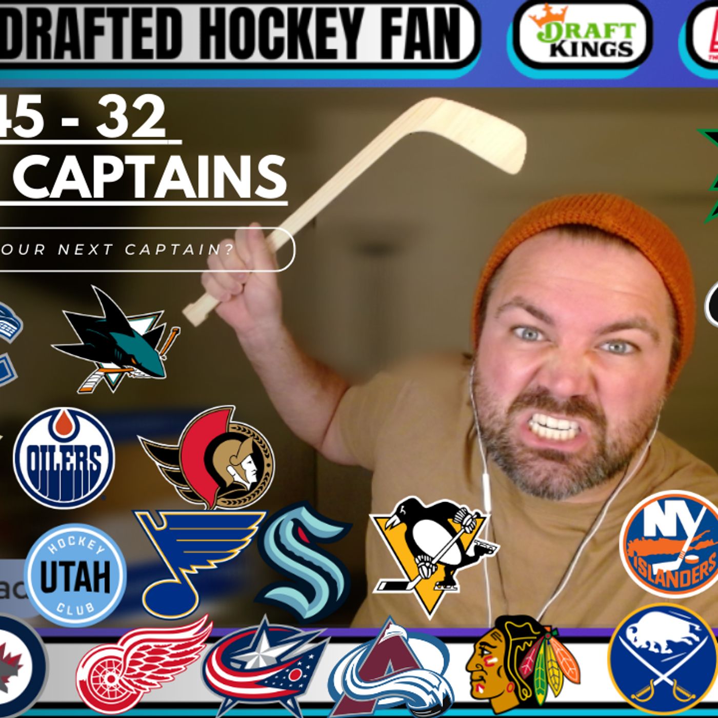 Day 24/45 - 32 New NHL Captains for each Team; Who would be your next Captain of your NHL Team?!