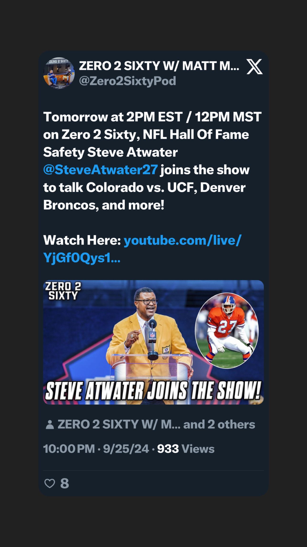 Zero 2 Sixty Podcast episode artwork