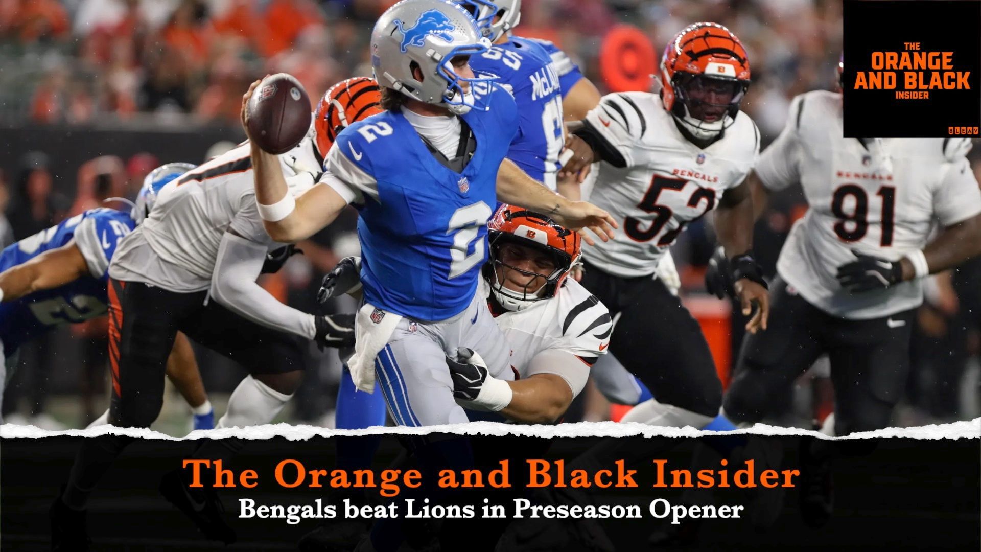 Bengals beat Lions in Preseason Opener: OBI's "Aftermath" episode artwork