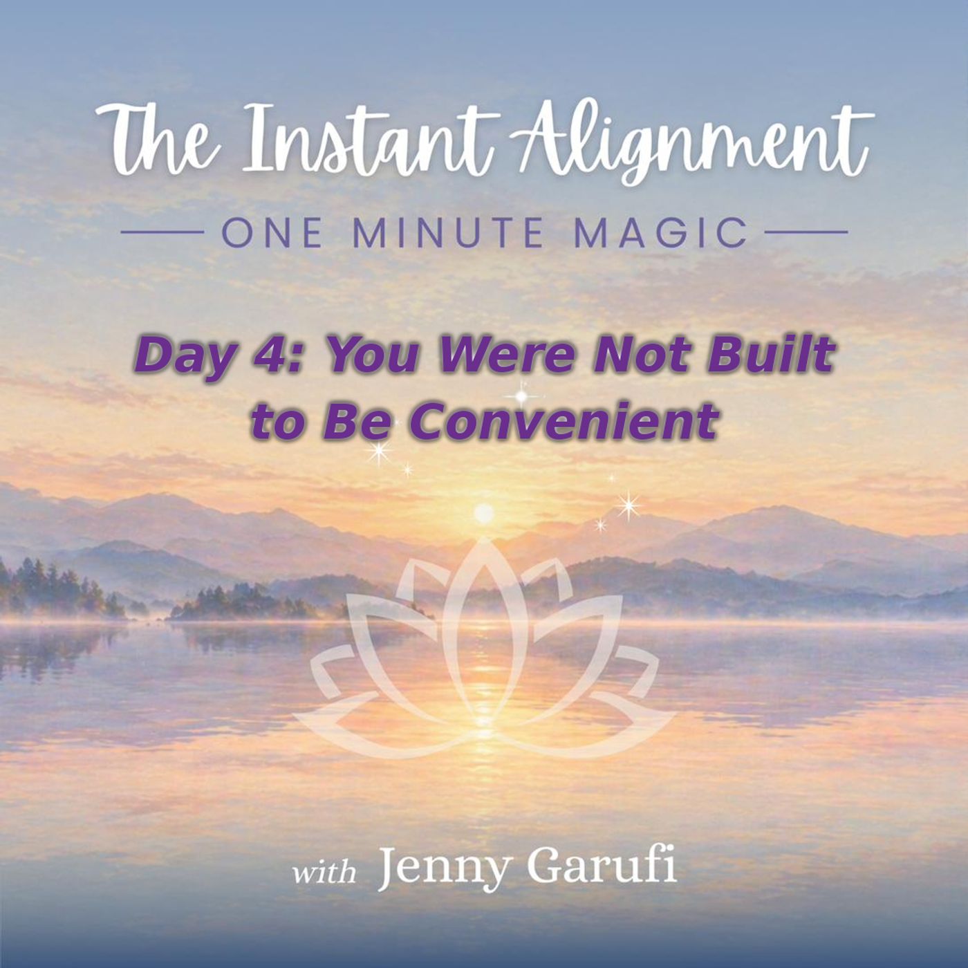 1-Minute Meditation — Undiluted You Day 4: You Were Not Built to Be 'Convenient' (Why 'Low Maintenance' Was Trained Into You)