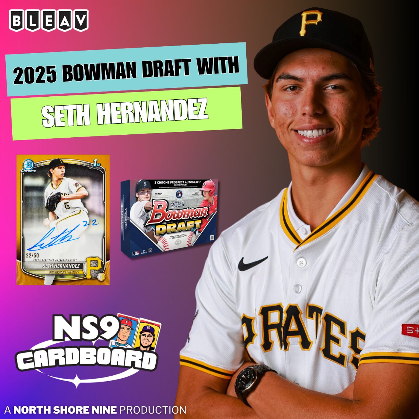 Ripping 2025 Bowman Draft with Pirates Prospect Seth Hernandez