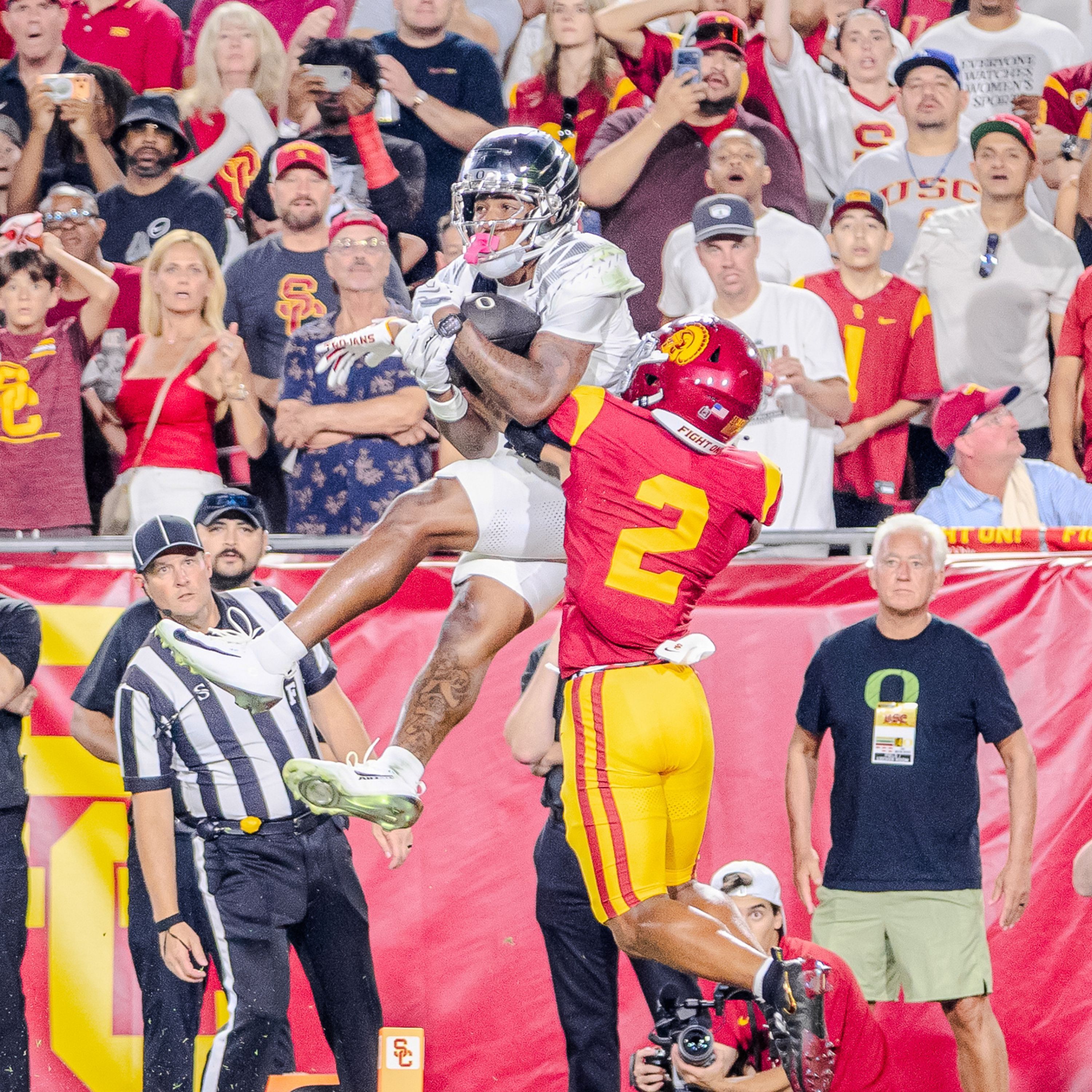 REACTION: Oregon Storms LA to Defeat USC 41-27 episode artwork