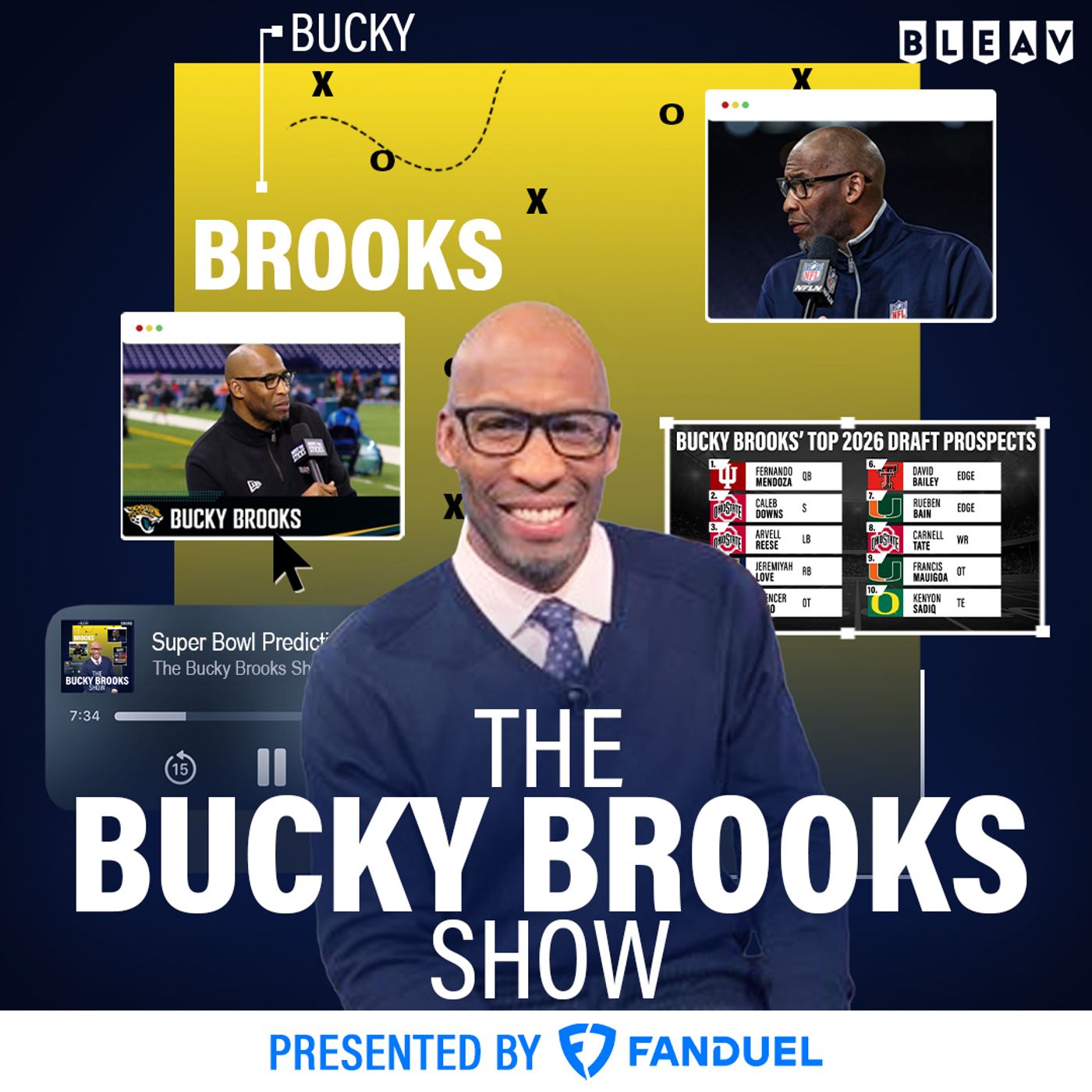 Bucky Brooks reacts to Athletic's Top 35 QB's list episode artwork