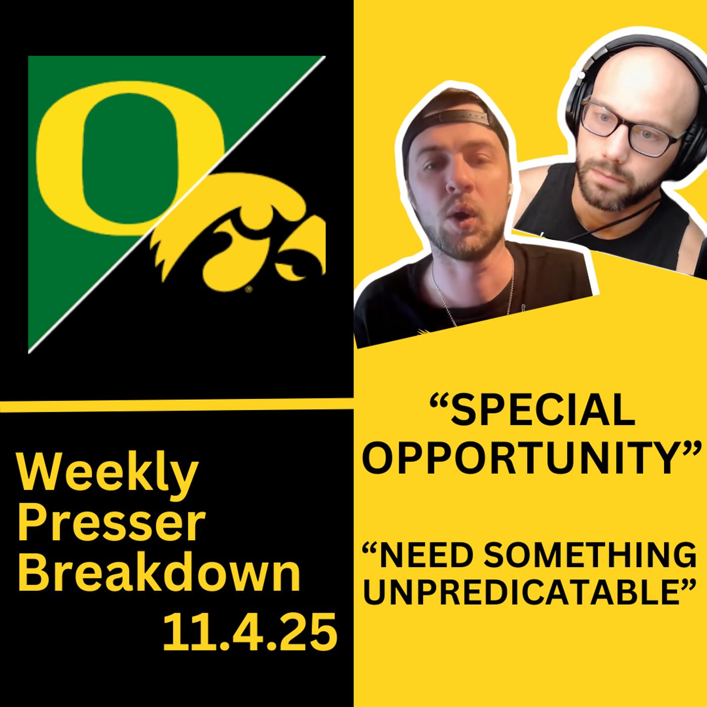 Iowa v Oregon Hype Continues To Build w/David Eickholt | KF Press Review