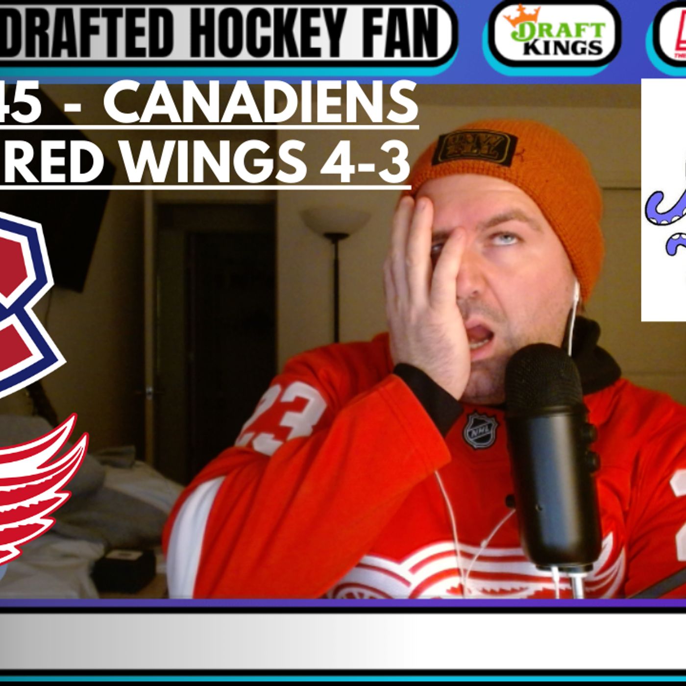 Day 37/45 - Laine/Hutson/Habs BEAT Detroit Red Wings; Disheartened Wings fan is just dejected