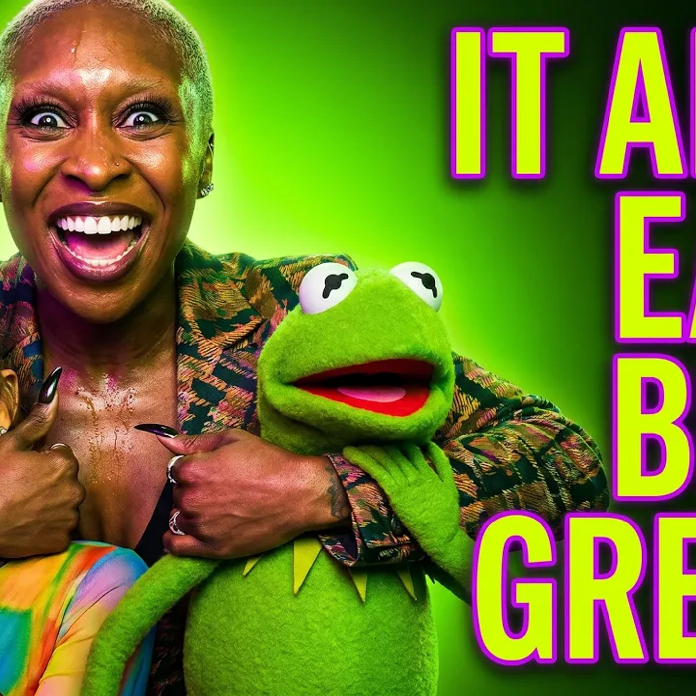 Cynthia Erivo Says It's Not Easy Being Green...