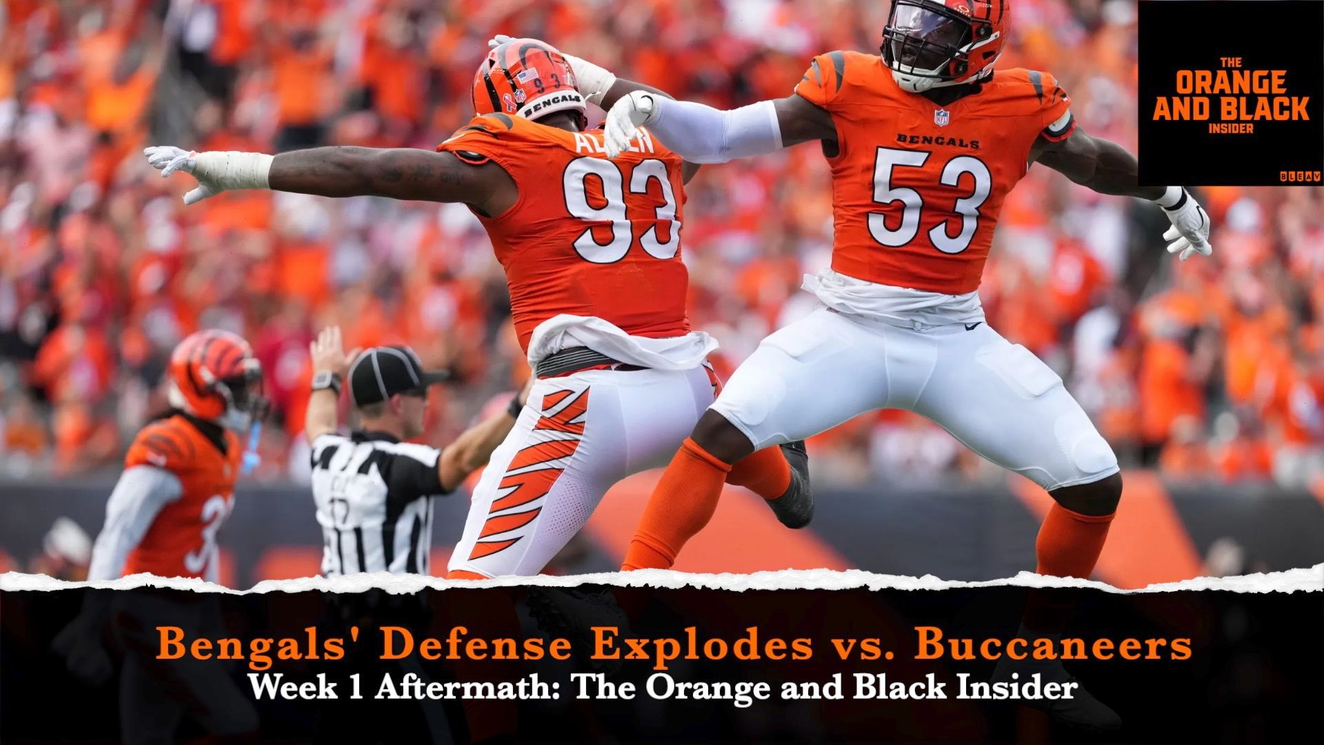 Bengals' Defense Explodes in Week 1 Win over Buccaneers: OBI's "The Aftermath" episode artwork