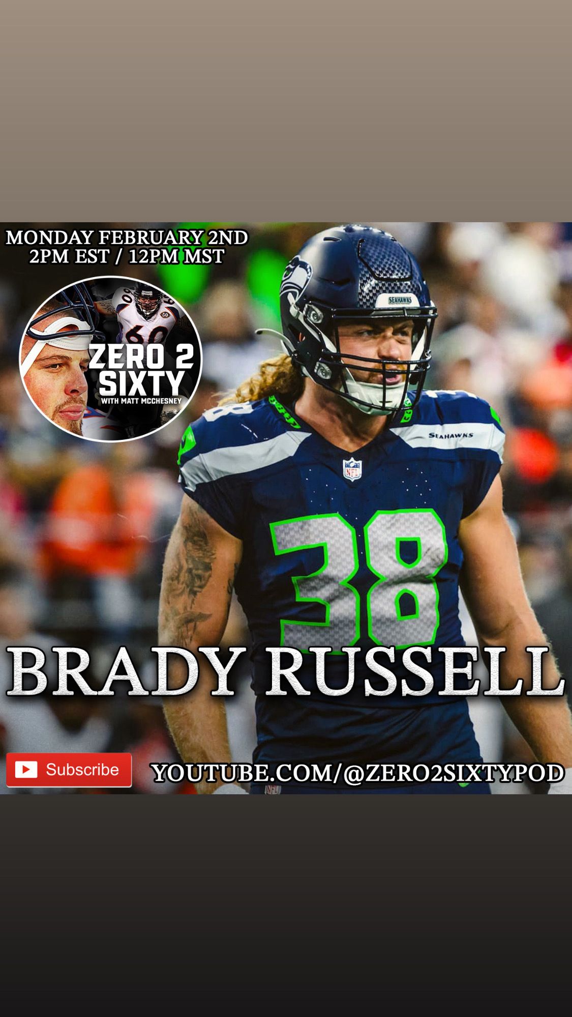 CU Great & Current Seahawk Brady Russell joins Zero 2 Sixty to talk Shop & the SB! CU Great & Current Seahawk Brady Russell joins Zero 2 Sixty to talk Shop & the SB!
